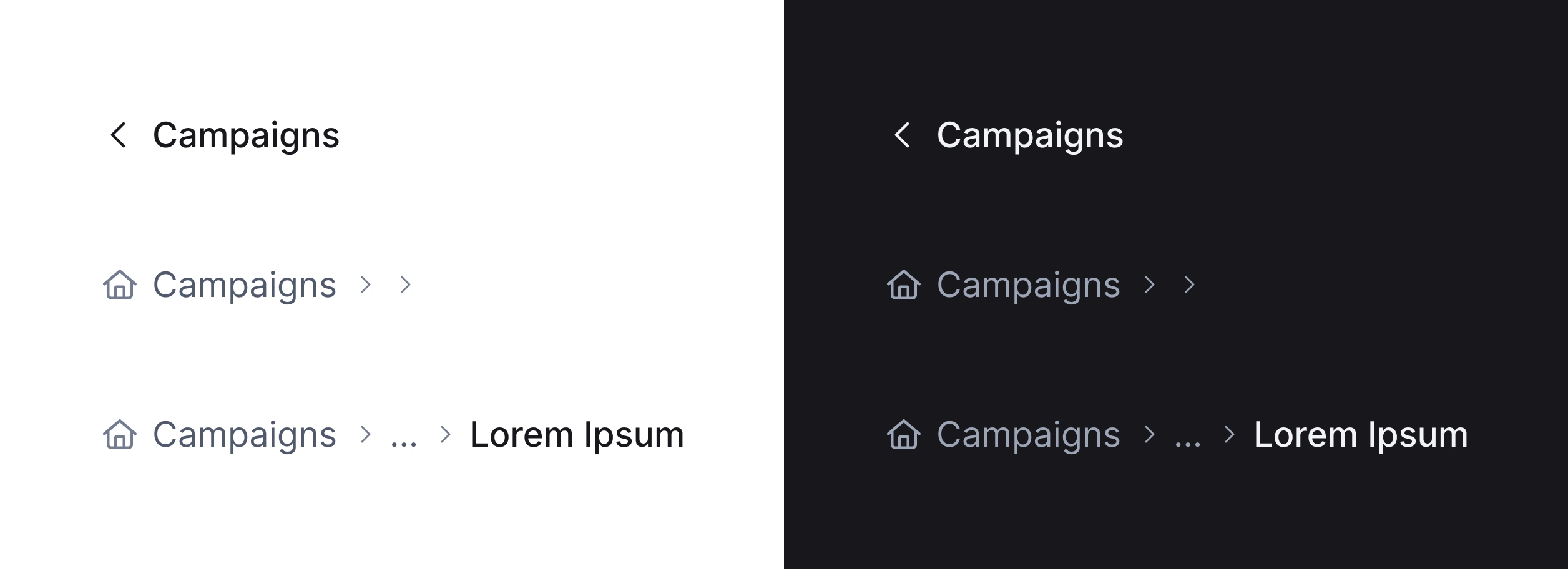 Breadcrumbs