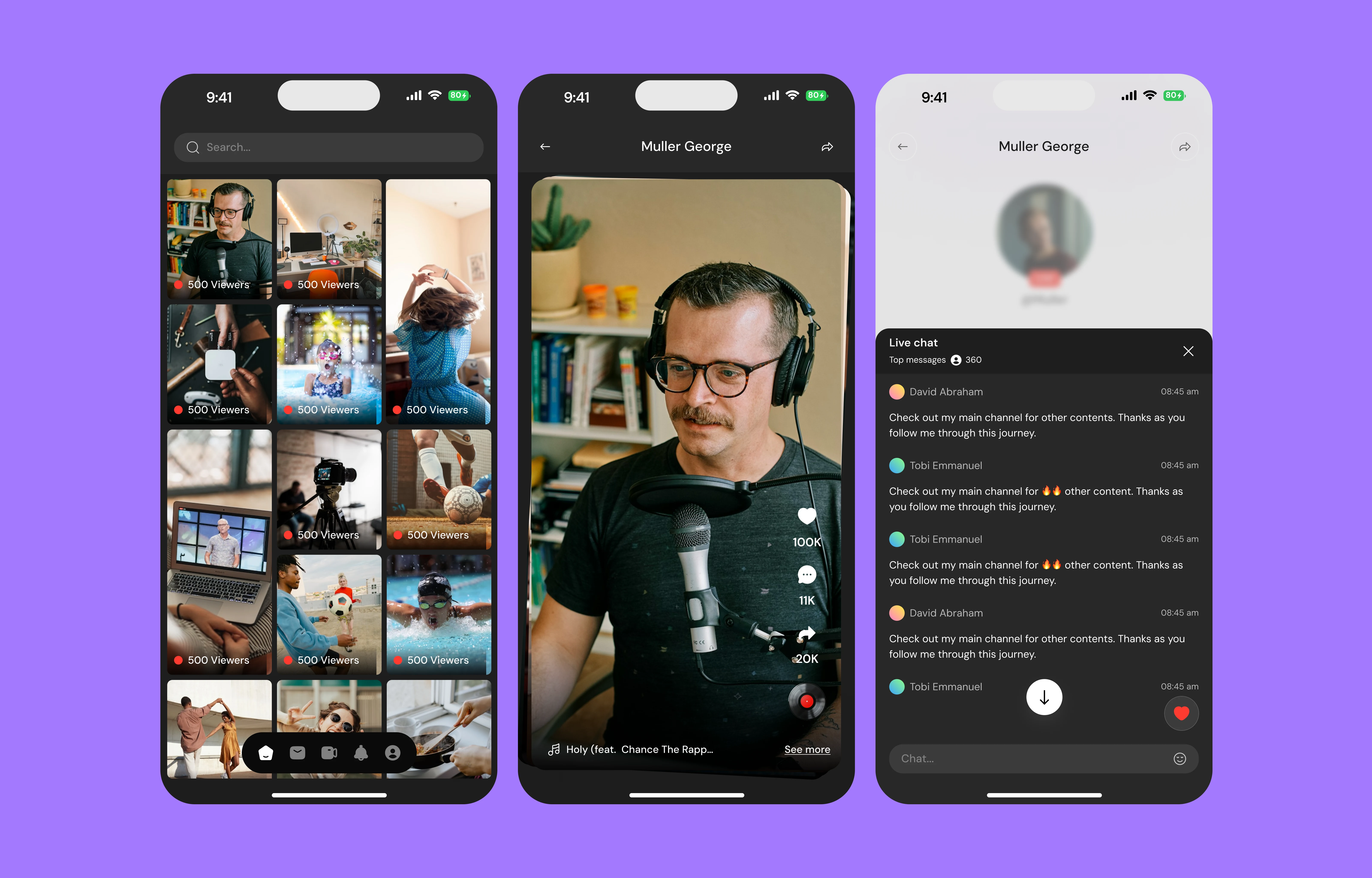 Discover Livestreams