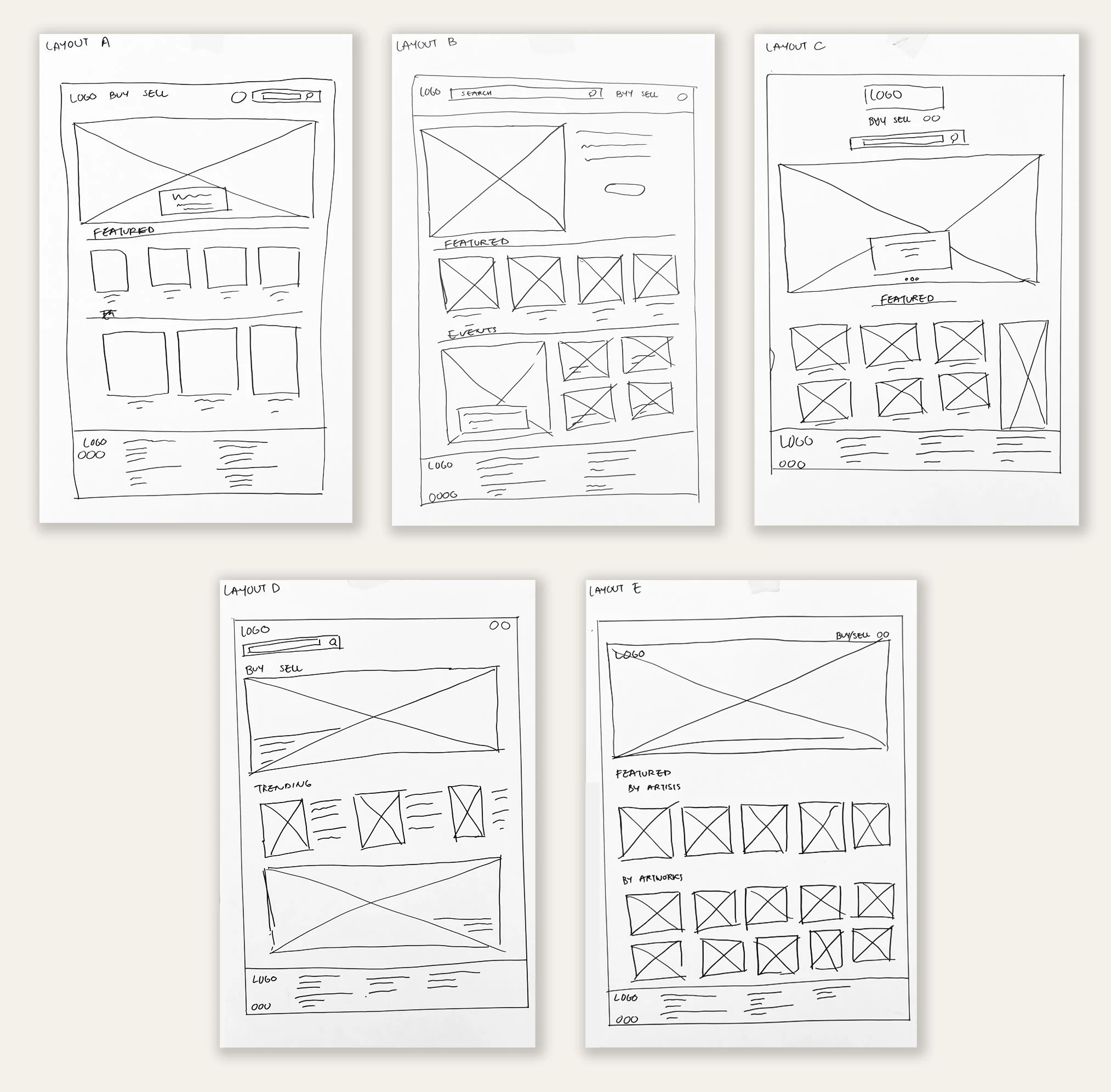 AKSA Paper Wireframe