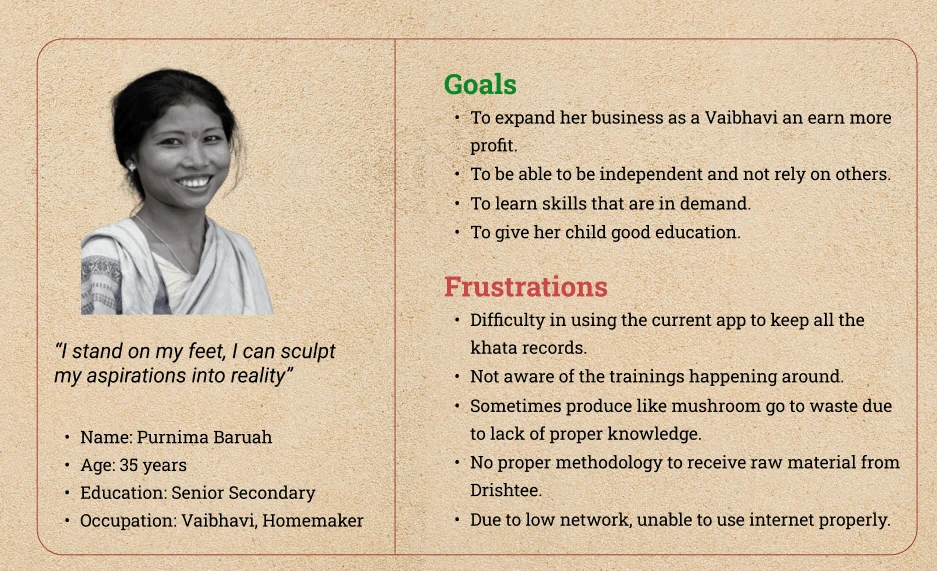 User Persona: Vaibhavi