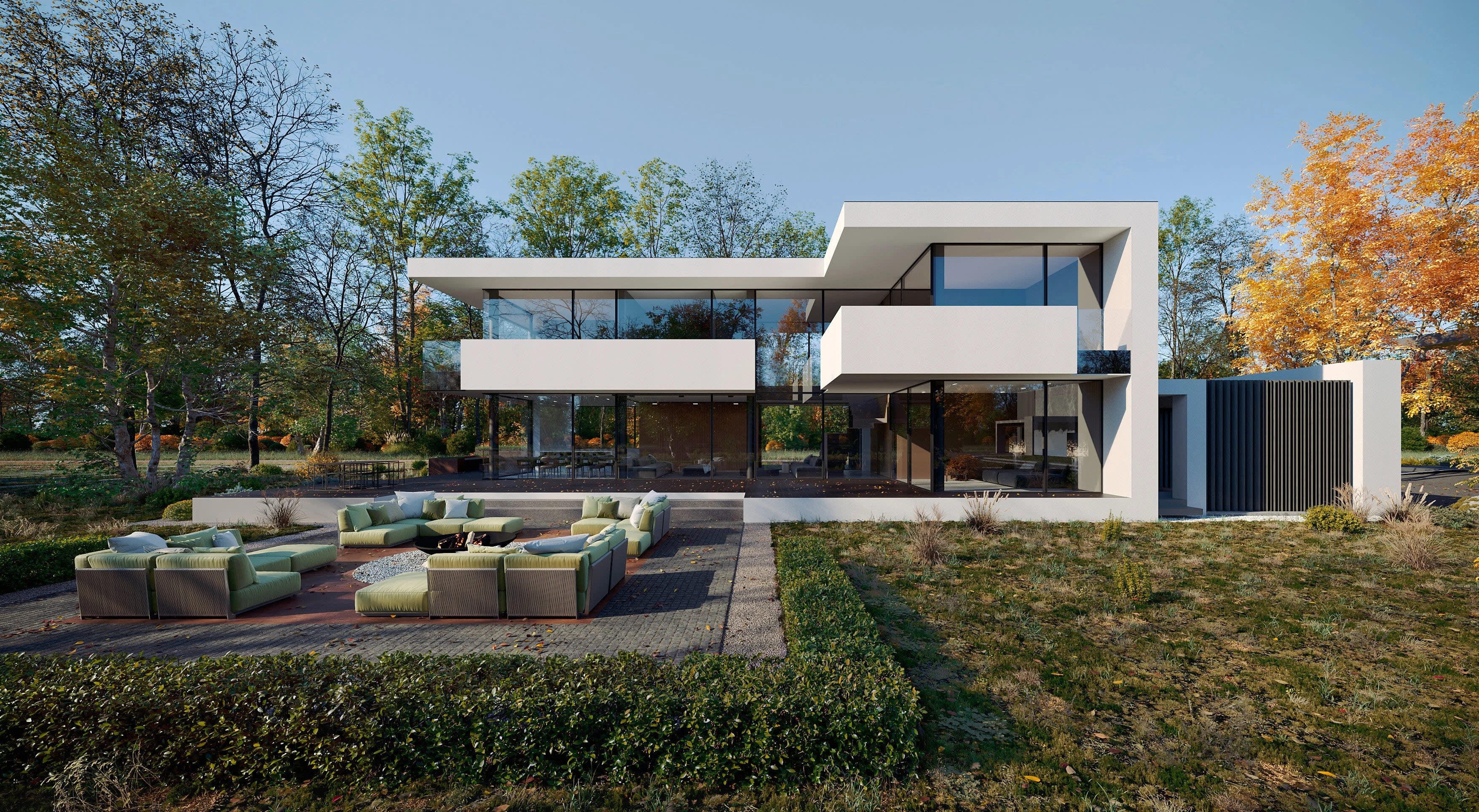 As an architect, I recently worked a full package villa project in Kiev with a total area of 590 sq meters. Throughout the project, I provided comprehensive floor plans, execution plans, and 3D renderings to ensure that the client's requirements were met and the final product was of the highest quality. 