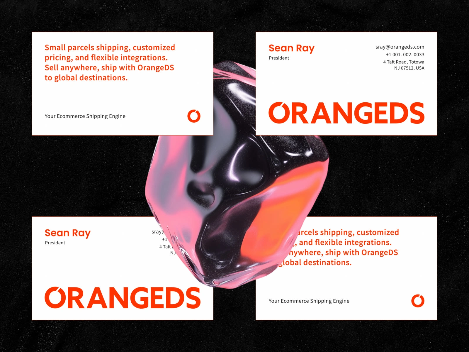 Simple with focus on Logo and Brand Positioning Statement