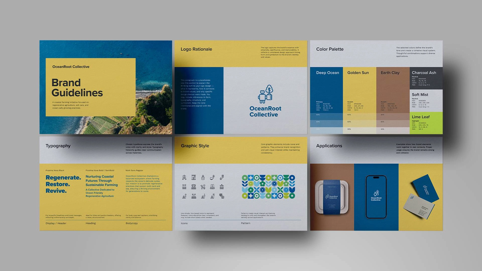 Warm, grounded elements echo nature’s rhythm, bringing authenticity and care to sustainable and craft-focused brands.