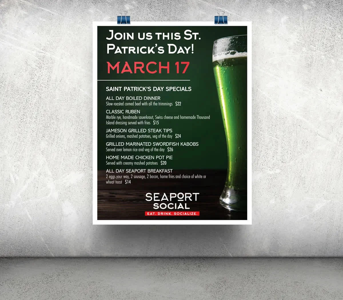 Poster - Layout done in InDesign and image enhancement done in Photoshop.