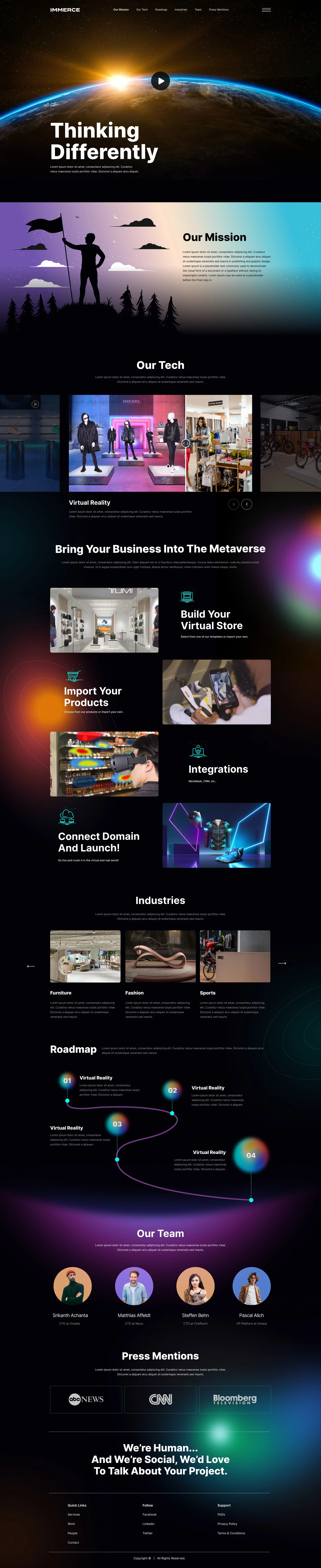Immerce (Metaverse E-commerce Platform)