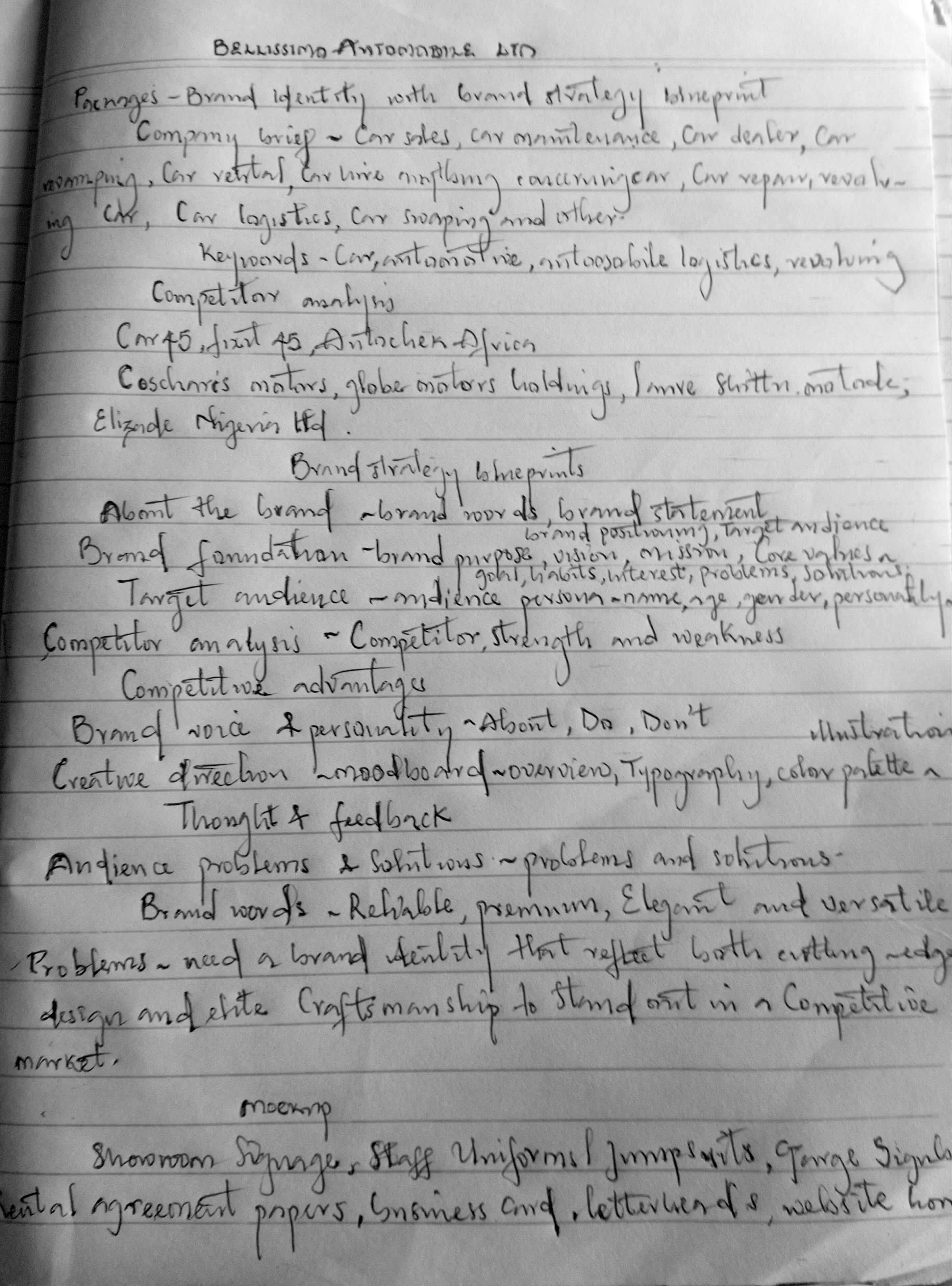 Workshop Notes