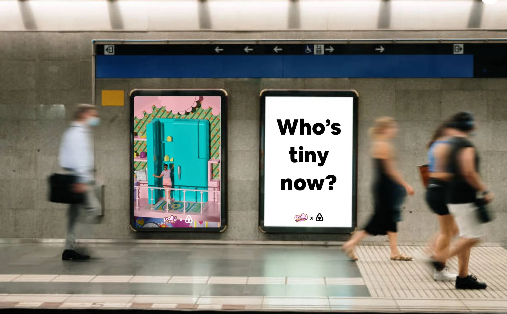 Subway Billboard Mockup