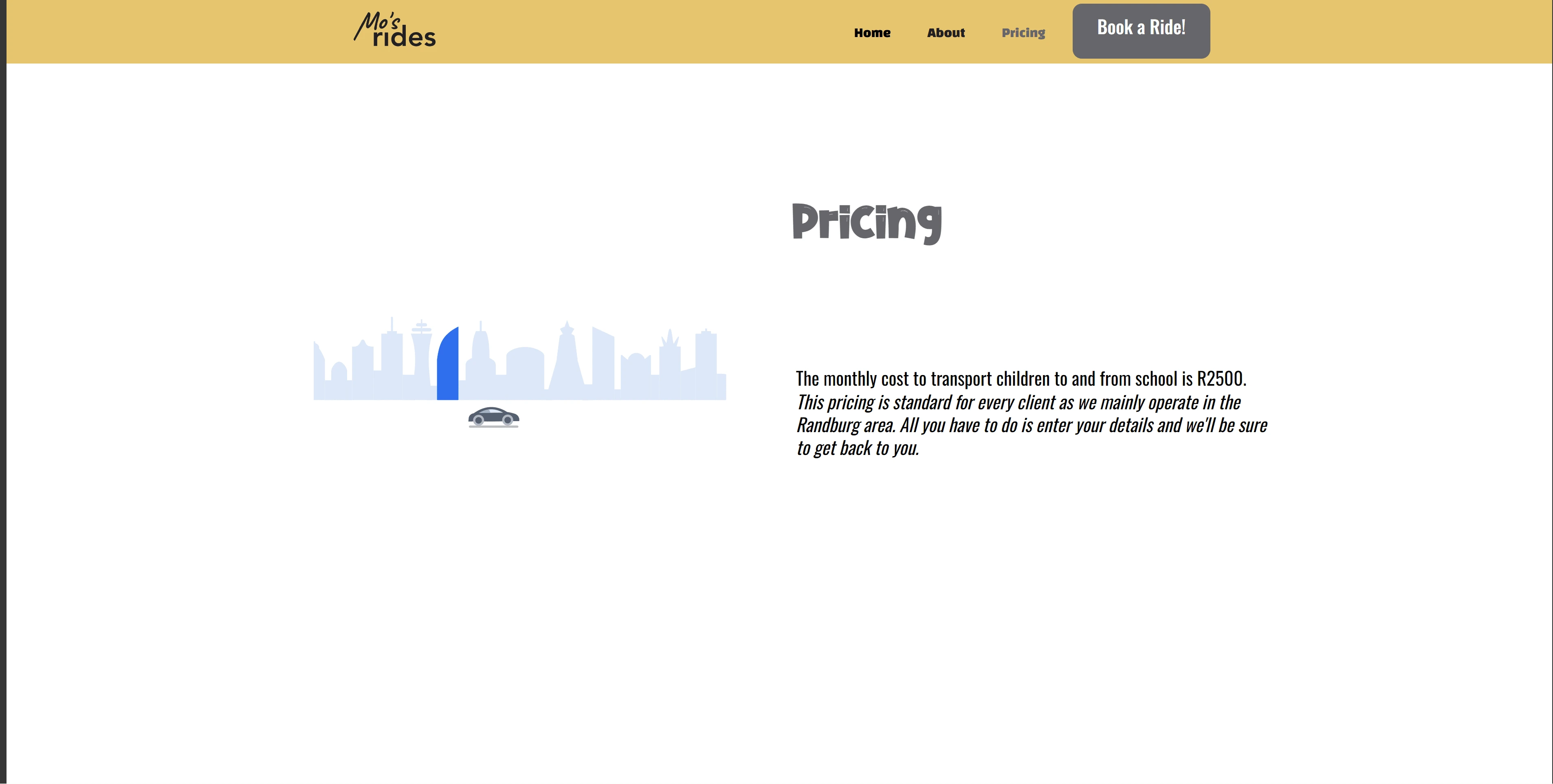 Pricing Section