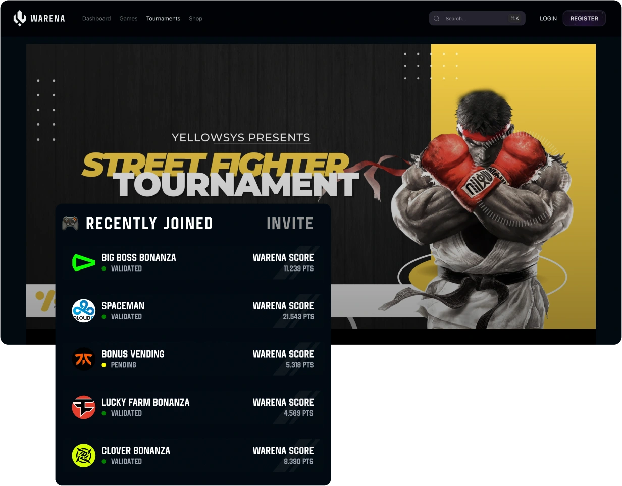 Warena Street Fighter Tournament