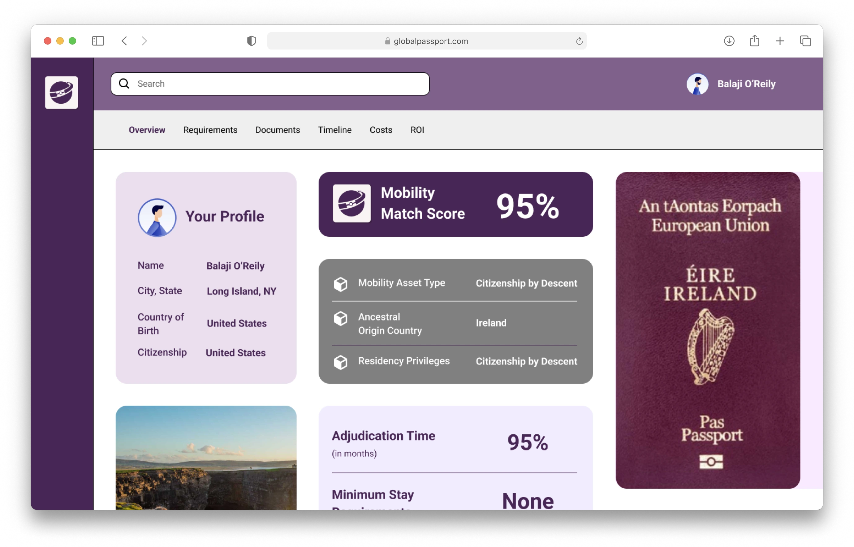 Old Design – crowded and difficult to navigate