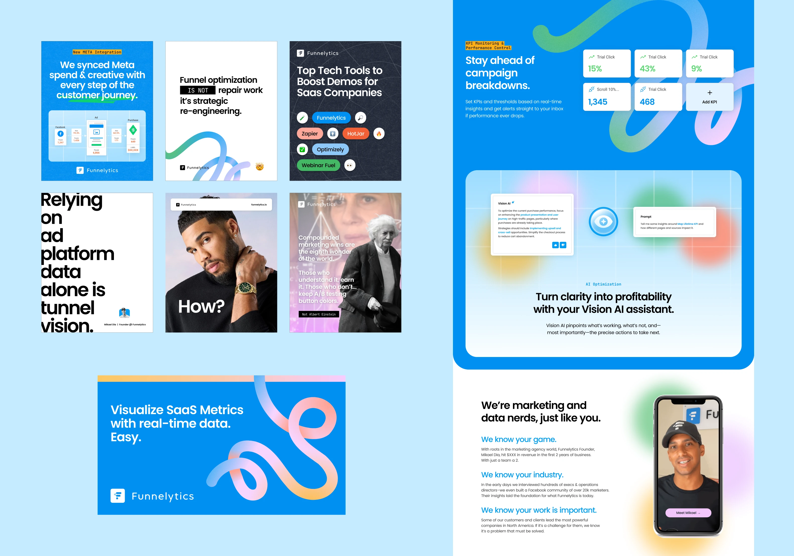 Marketing, Web redesign & rebrand - B2B AI SaaS tool - Webflow 