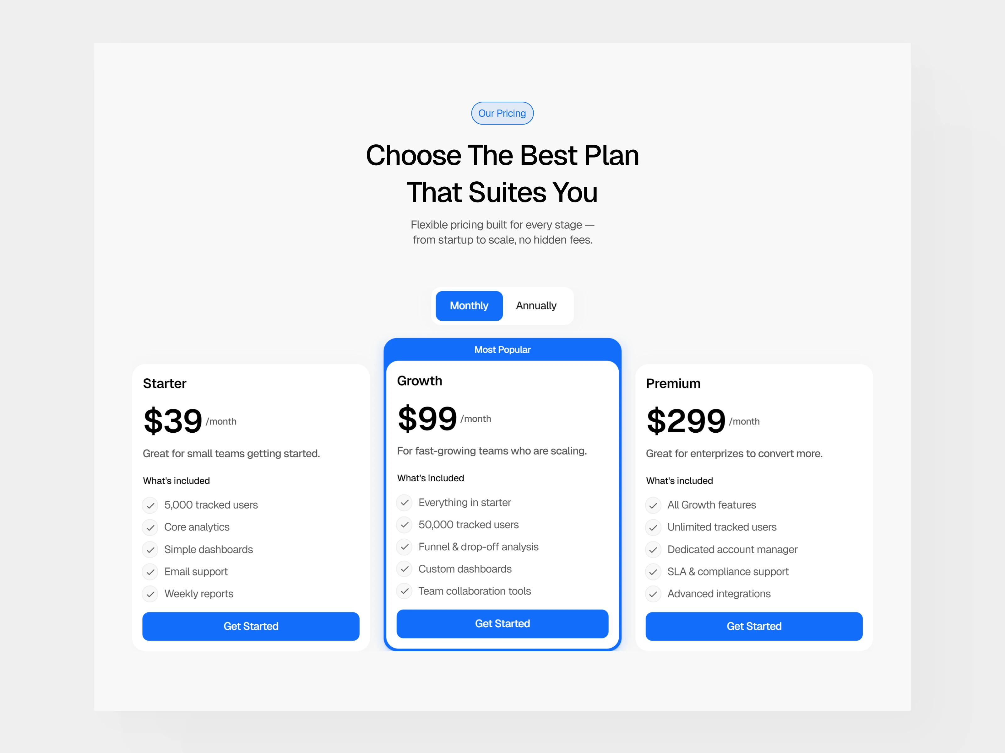 Pricing