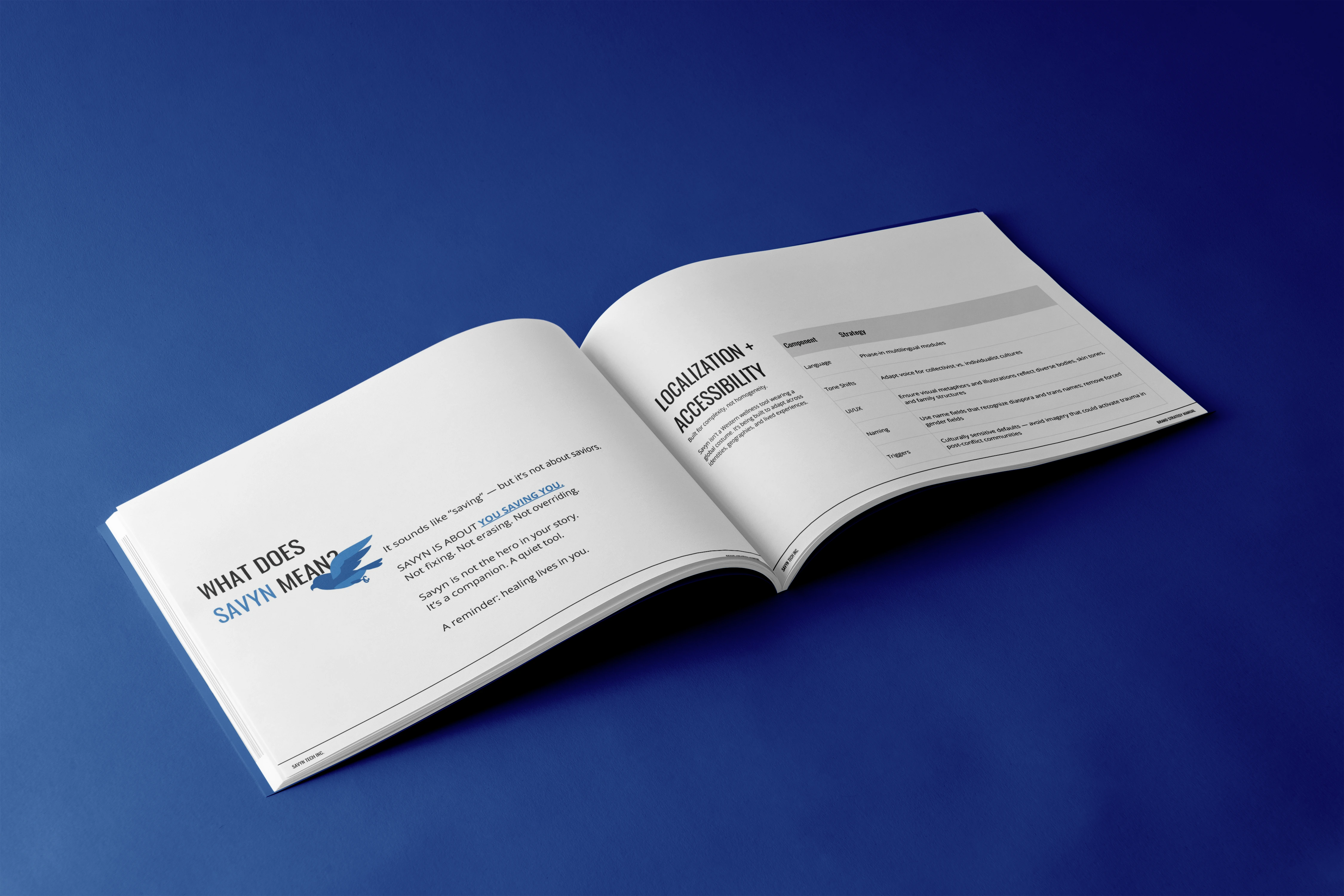 Brand Strategy Manual for www.savyntech.com