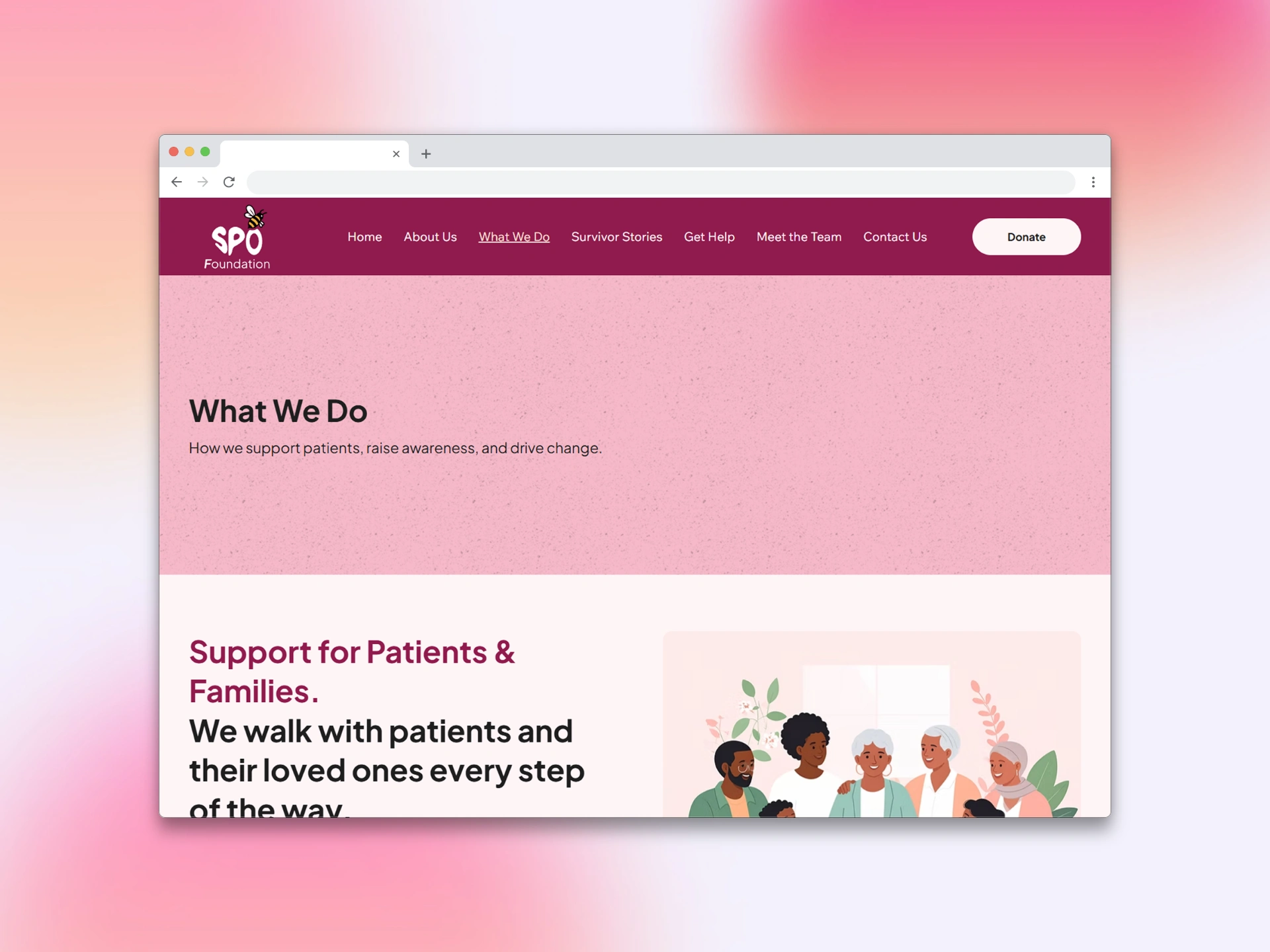What We Do Page