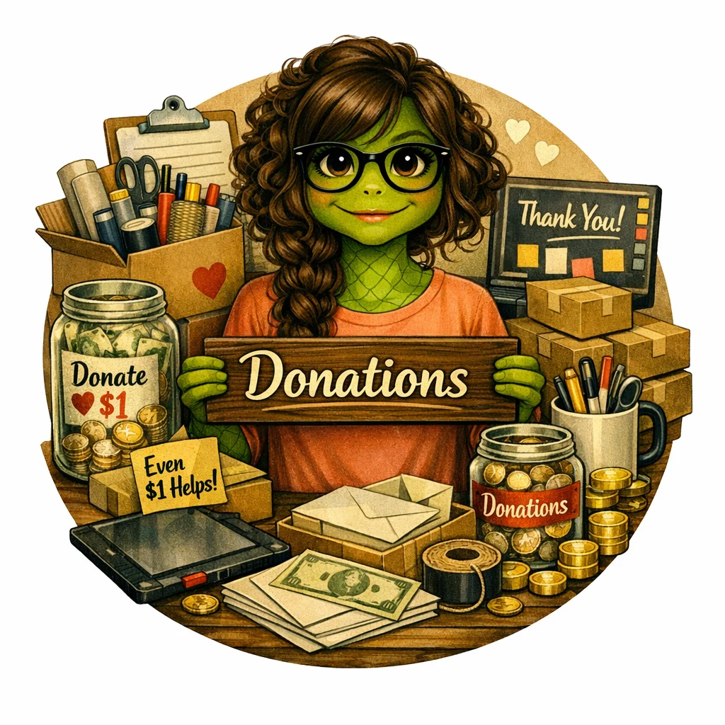 The Crafty Turtle — Donate Scene