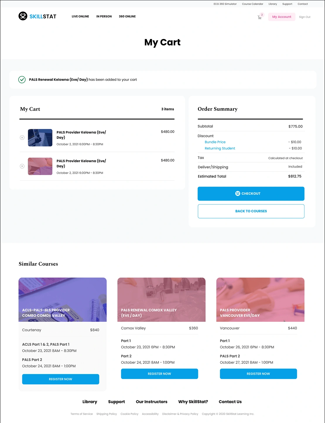 Cart Page