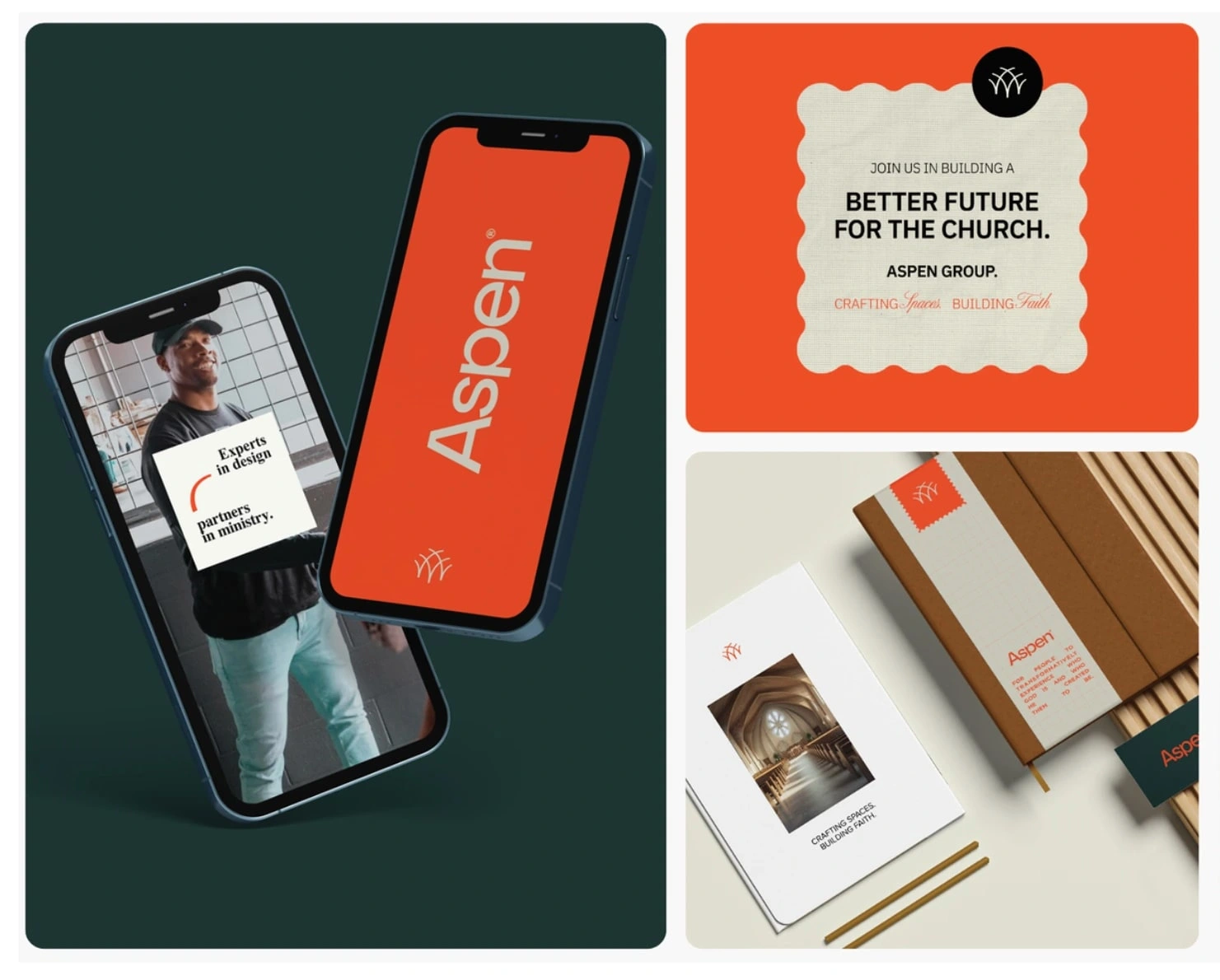 Strategic use of white space, along with refined graphics and timeless accents, highlighted Aspen’s dedication to excellence and craftsmanship, while also fostering an environment for creative playfulness and reimagining spaces.