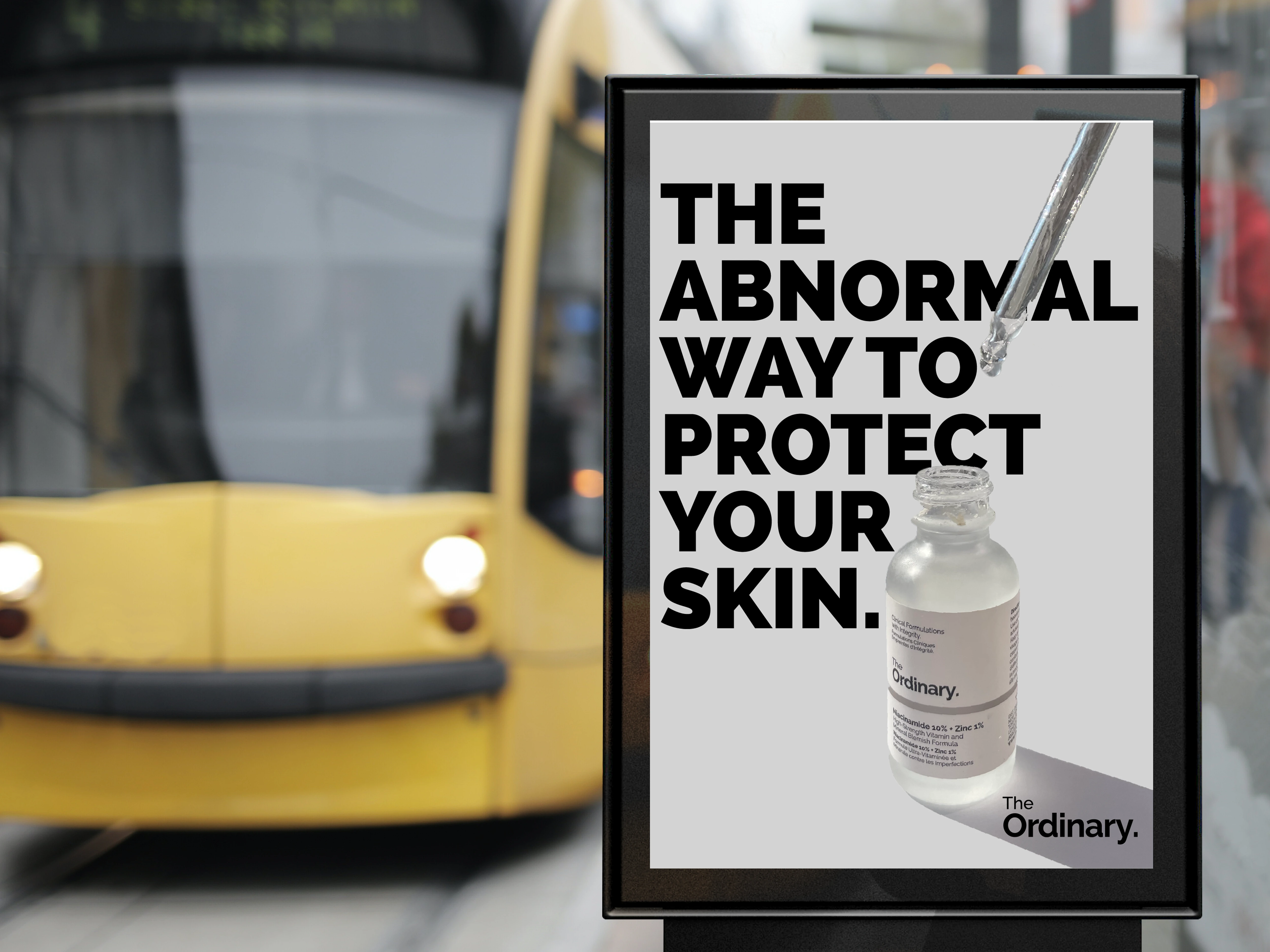 
Creative Concept:
Instead of aspirational fluff, we embraced “The Abnormal”, a bold, slightly tongue-in-cheek reframe of science as rebellion. Each visual highlighted a specific concern and solution through Ordinary’s product line.
