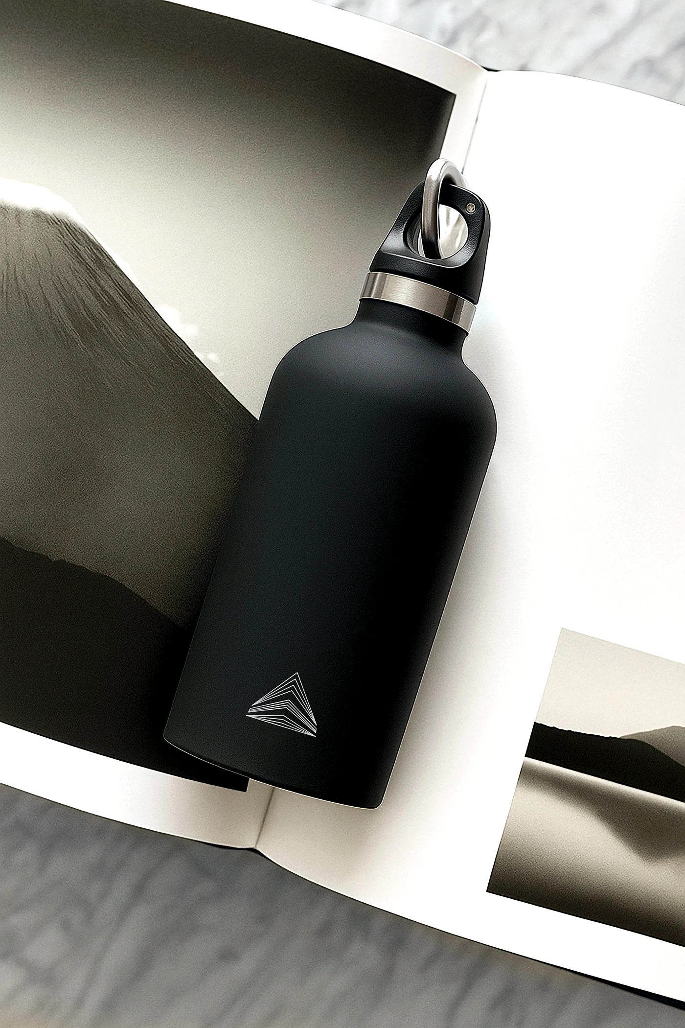 Logo on bottle for merchandise