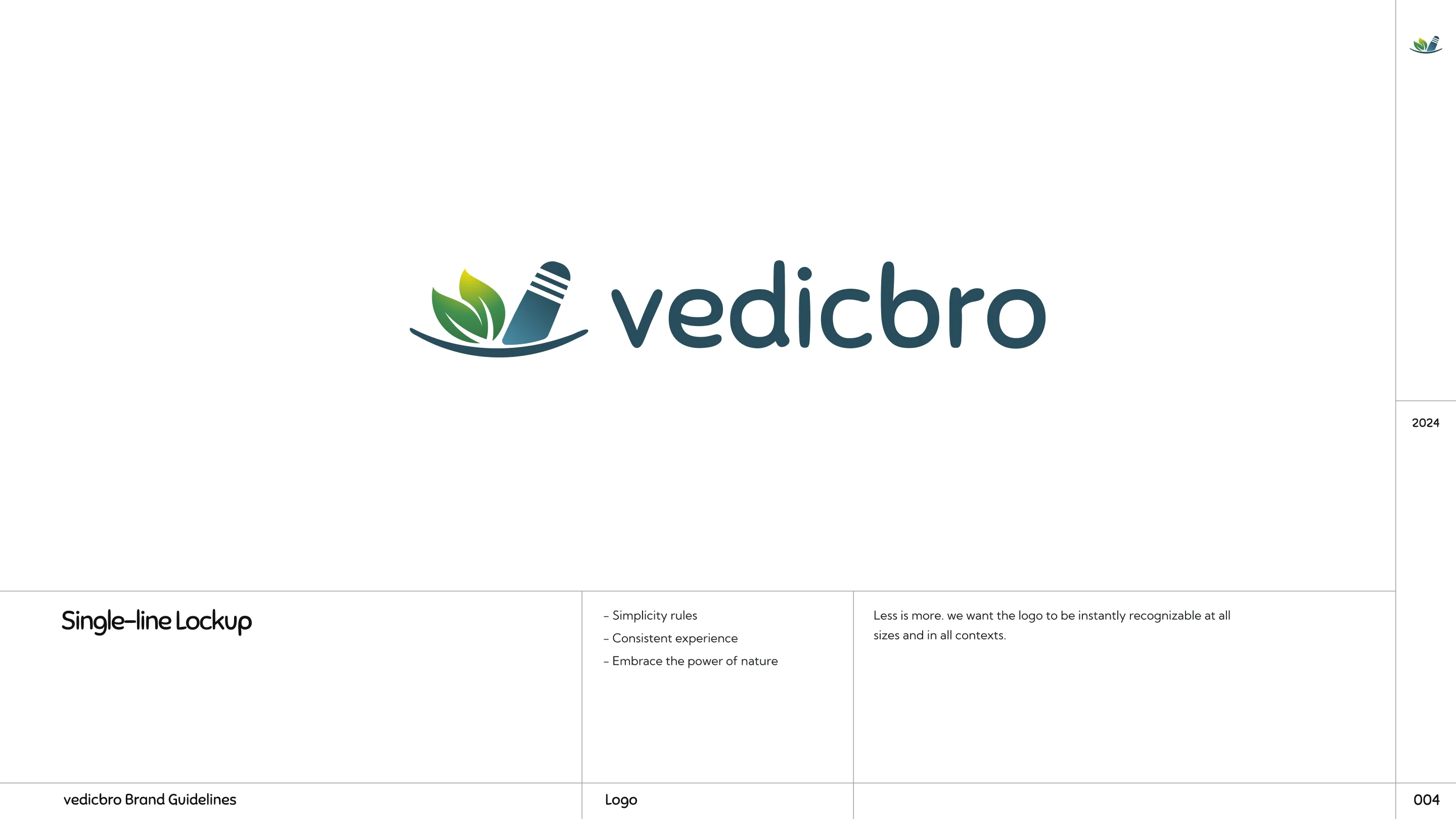 VedicBro Logo Design
