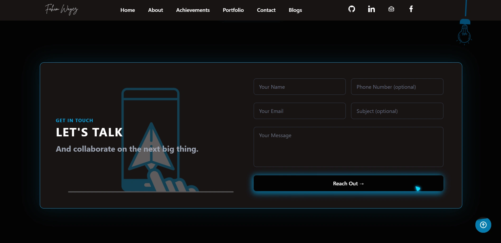 Fully-functional contact form with email-integration