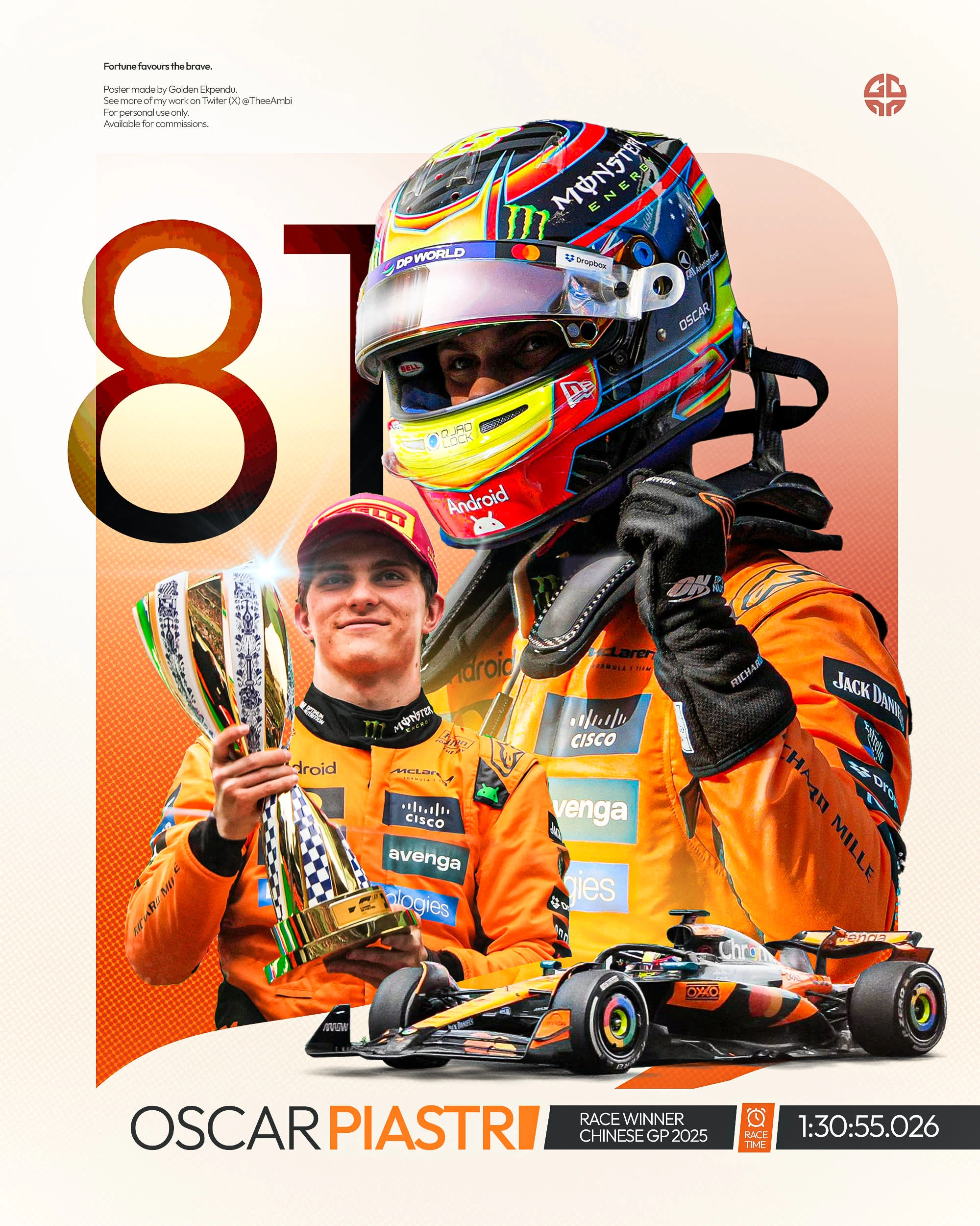 Oscar Piastri wins the 2025 Chinese Grand Prix