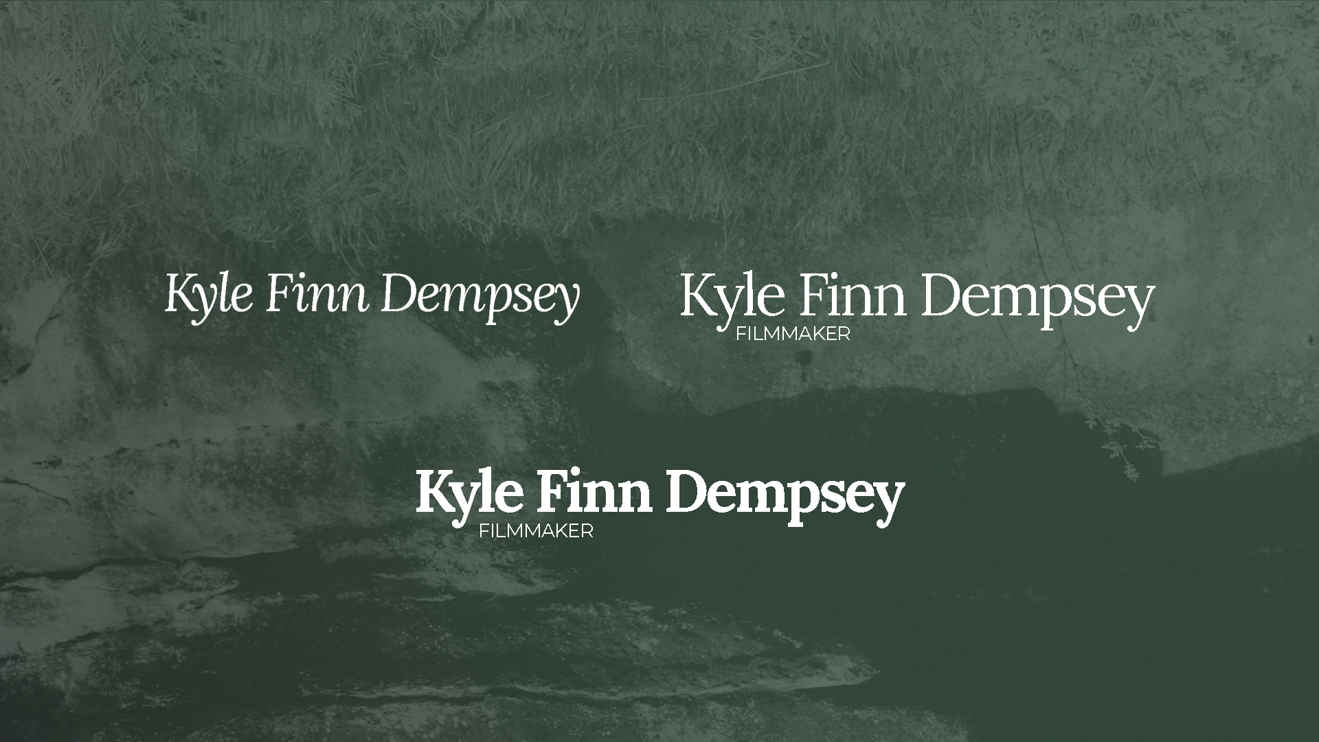 Lower 3rd Name Concepts