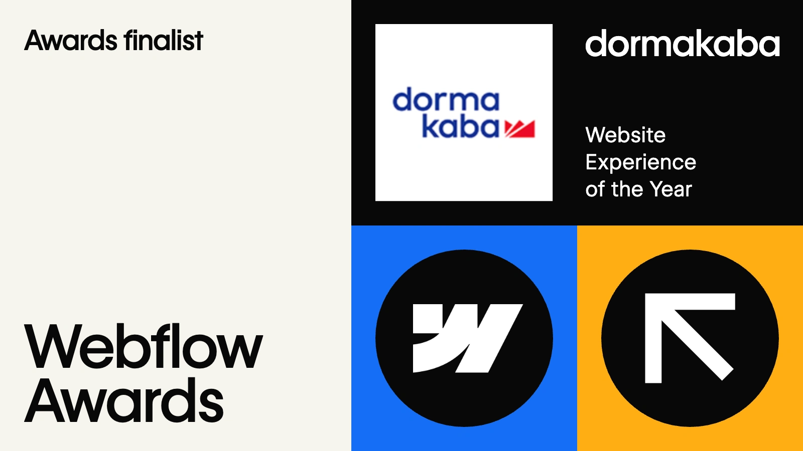 Awarded as Web Experience of the Year finalists