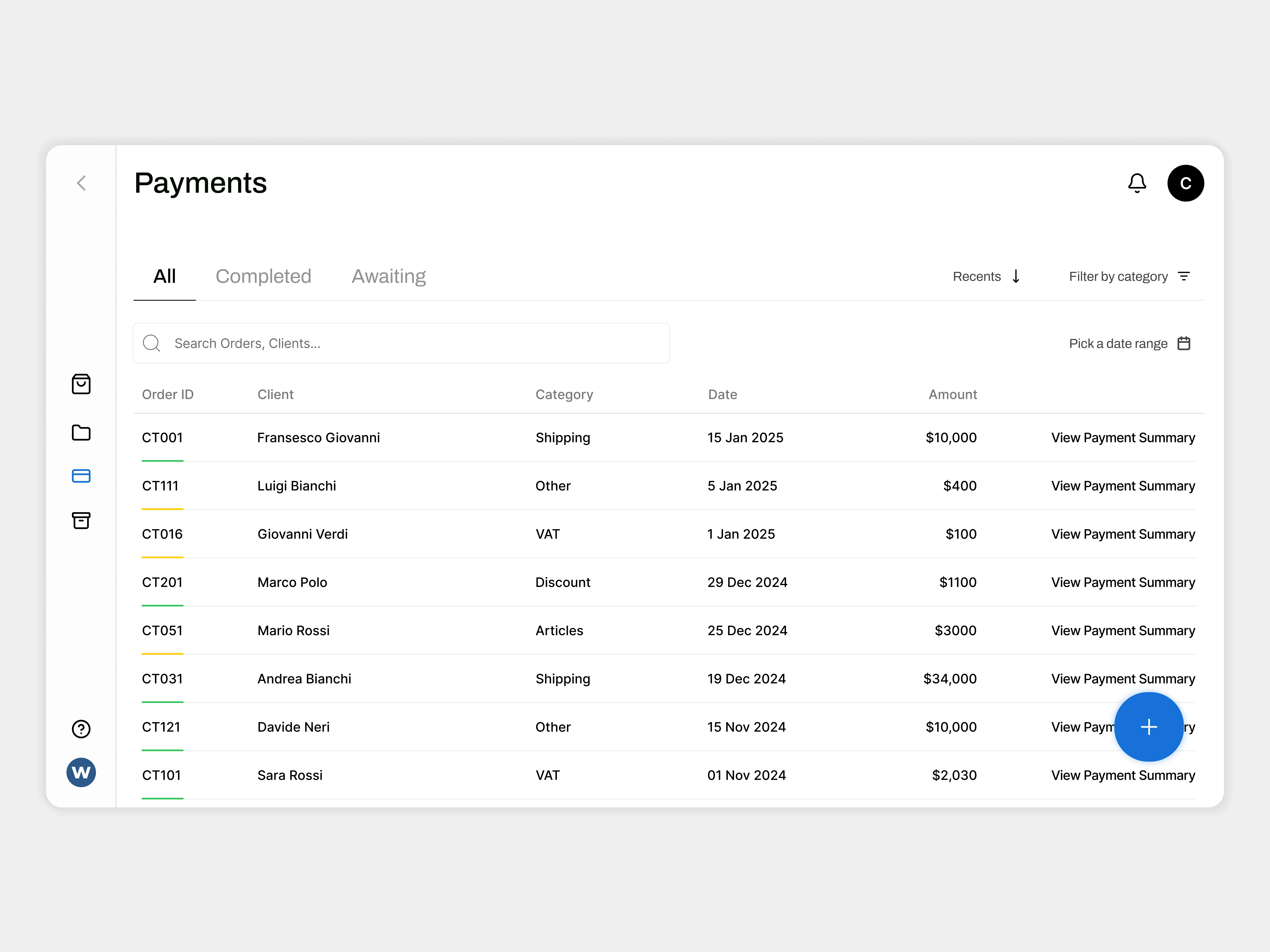 Payment Page