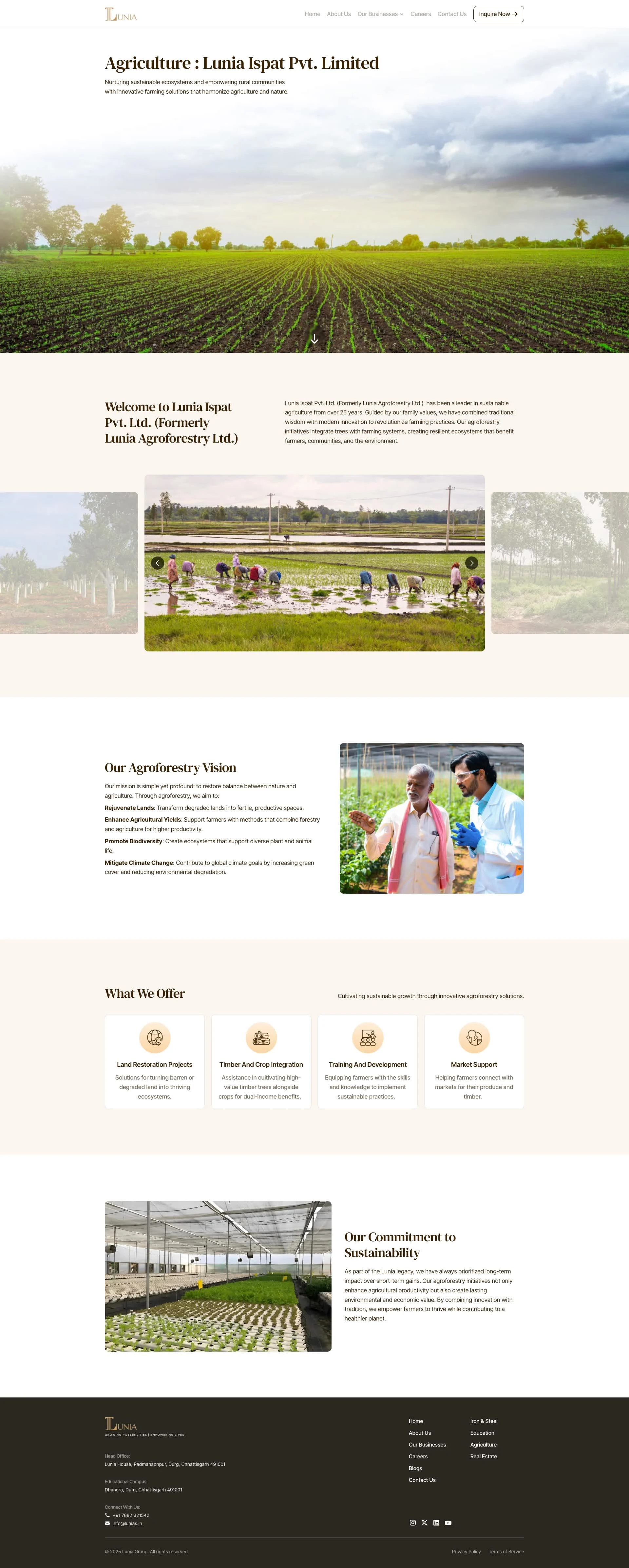 Agriculture Page