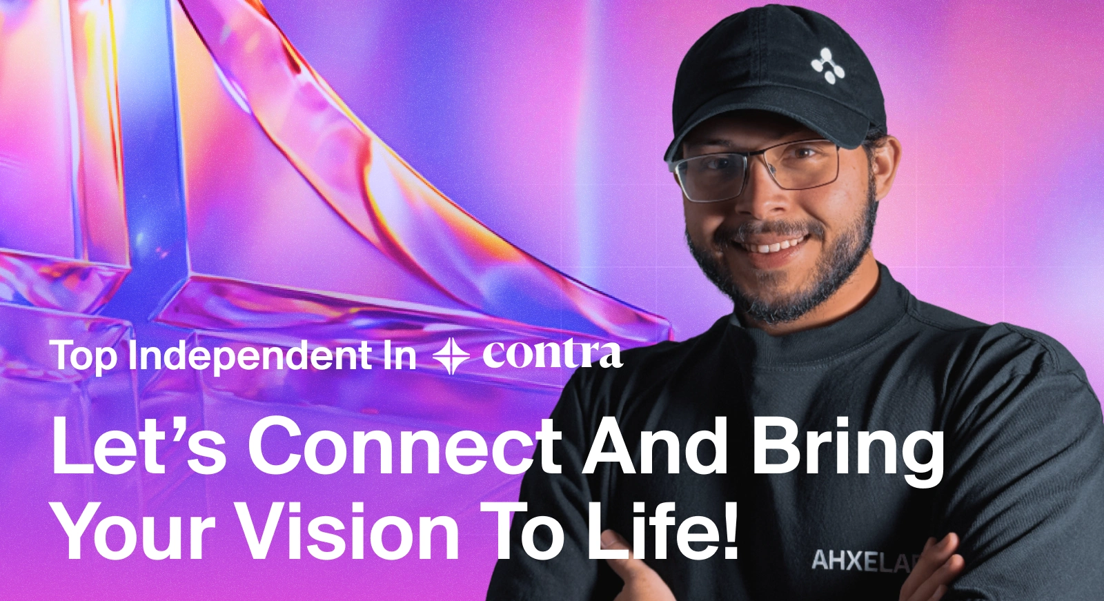 Brian Alvarado, recognized Top Independent on Contra, helping businesses build and optimize Framer websites to bring their digital vision to life.