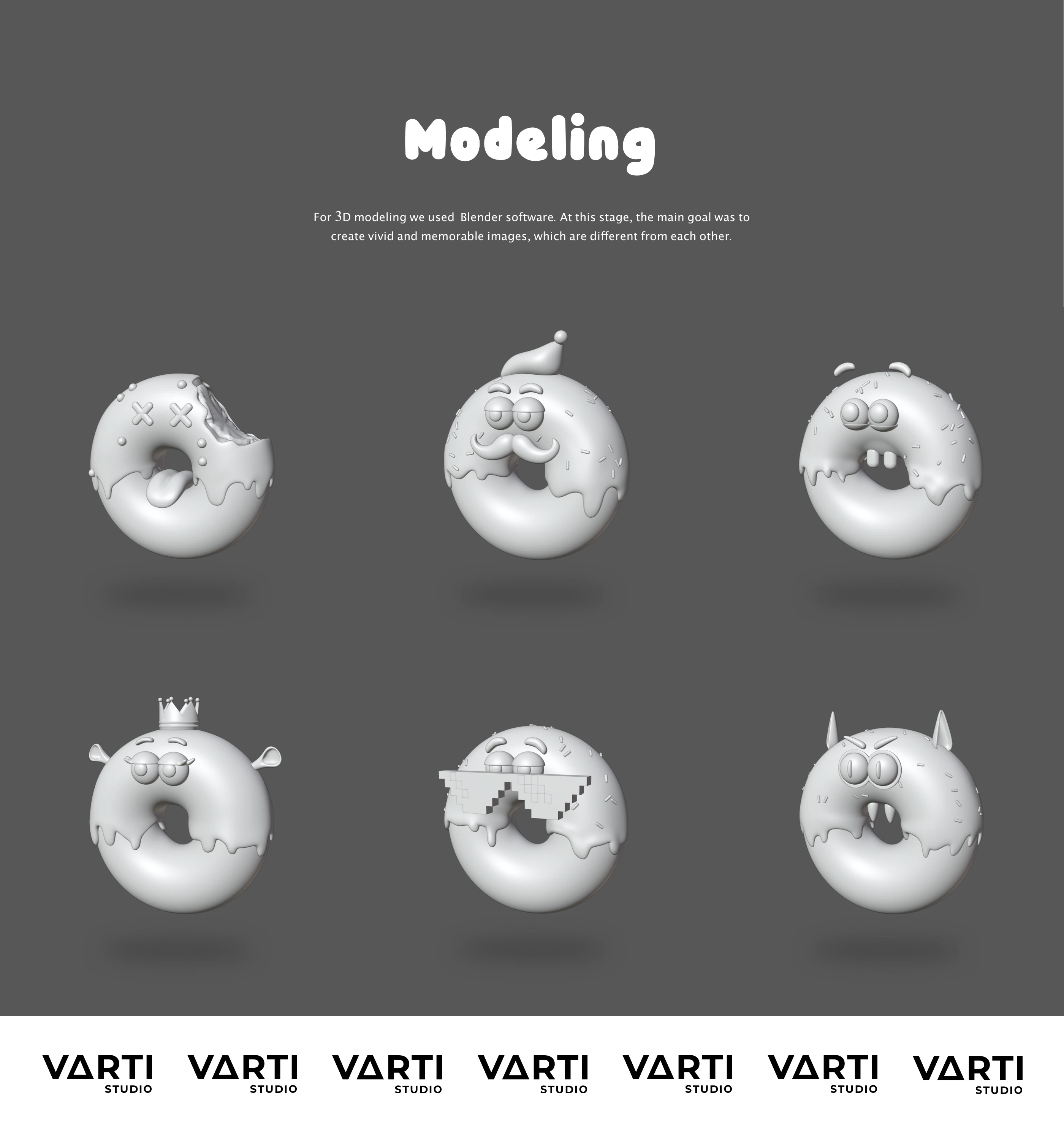 Modeling was done in Blender using subdivision surfaces for smooth, rounded geometry.