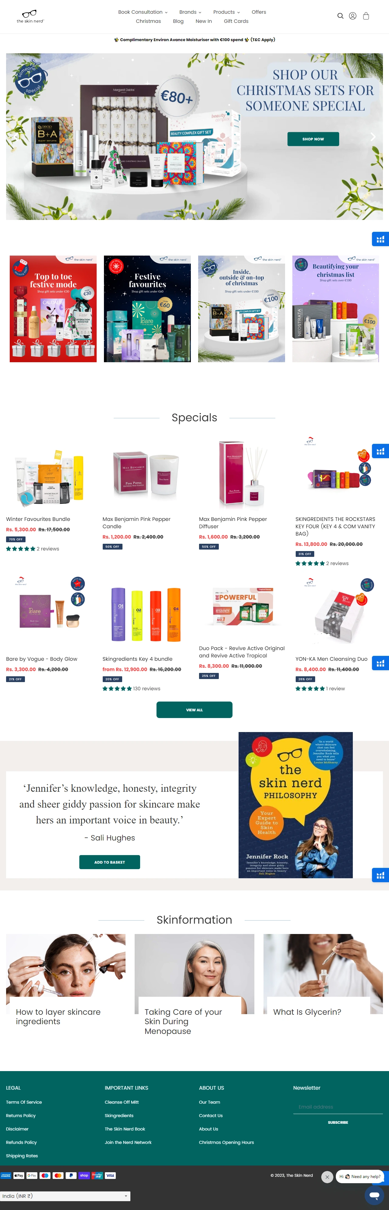 Website template by author