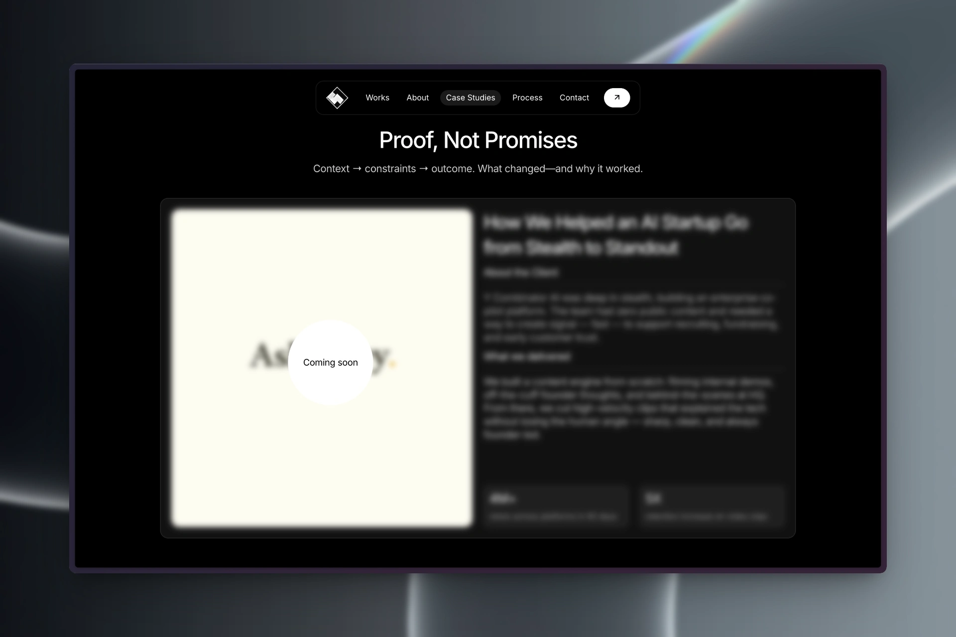 Strategic design built to communicate expertise and attract premium clients.