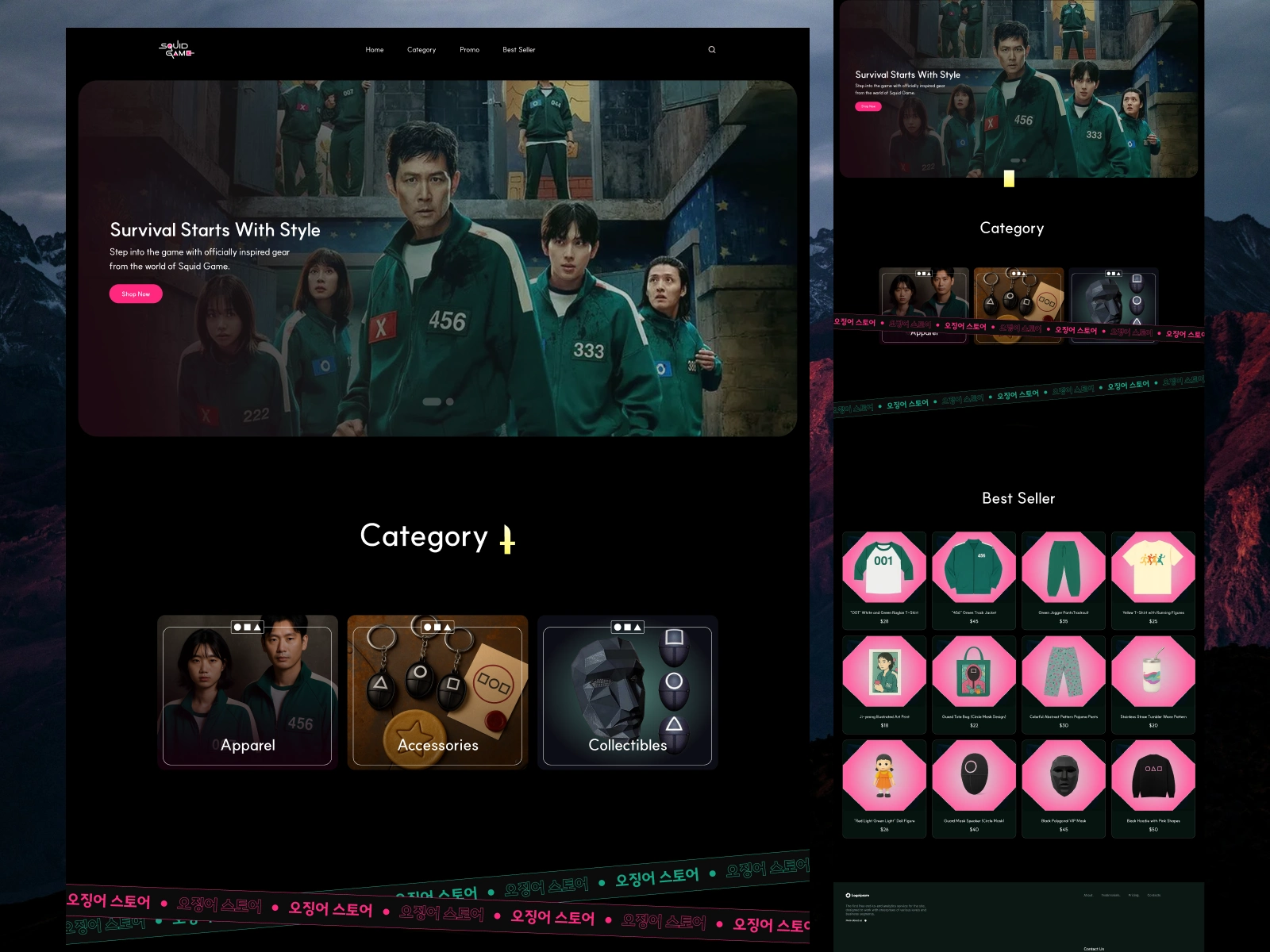 Squid Game Merchandise Store