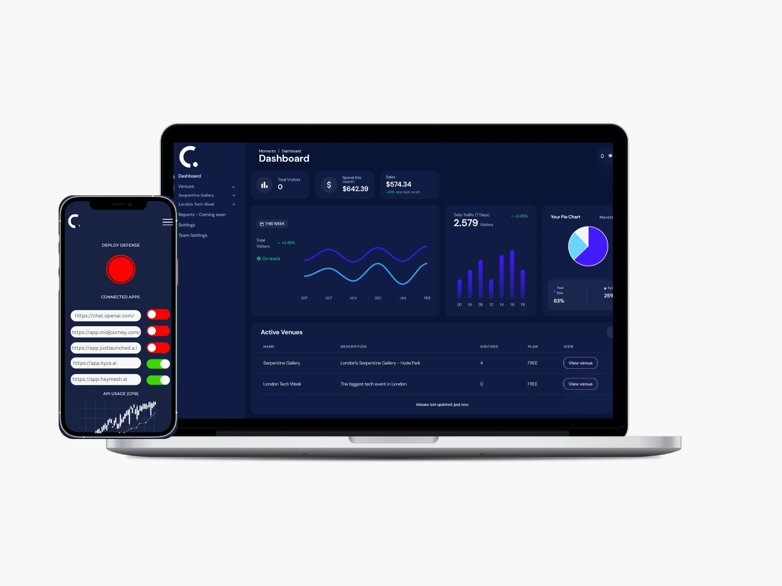Claymore UI by Diffused Studio '2023