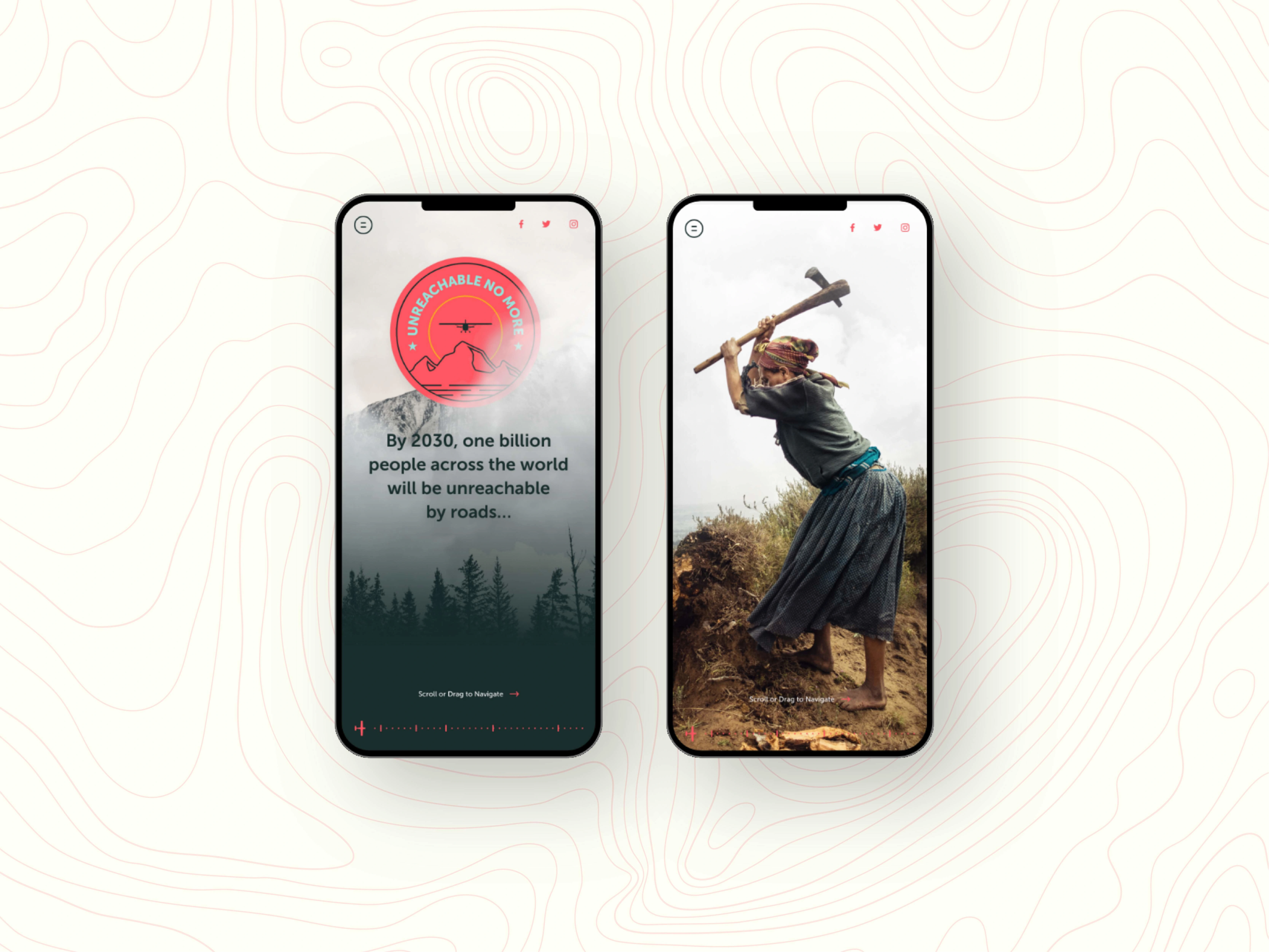 Mobile layouts.