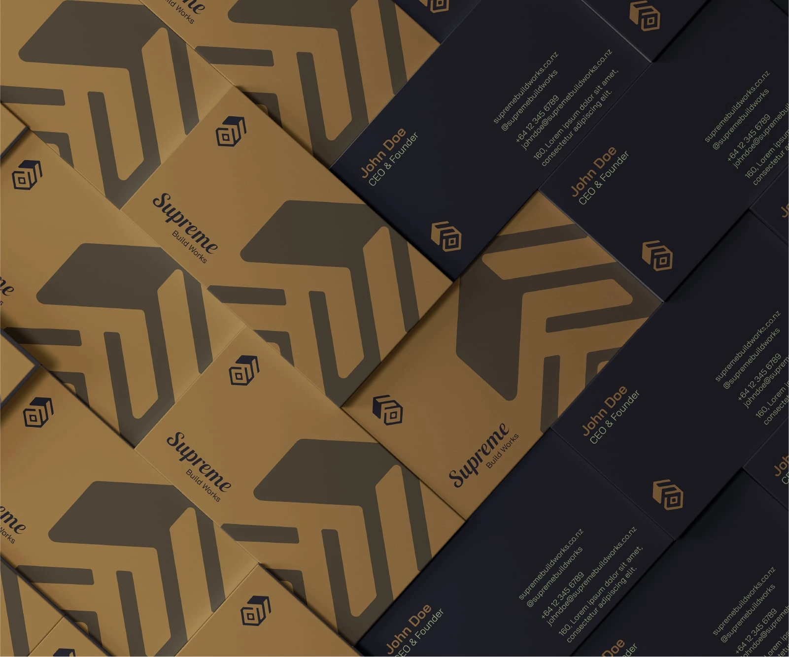 Supreme Build Works - Business card design