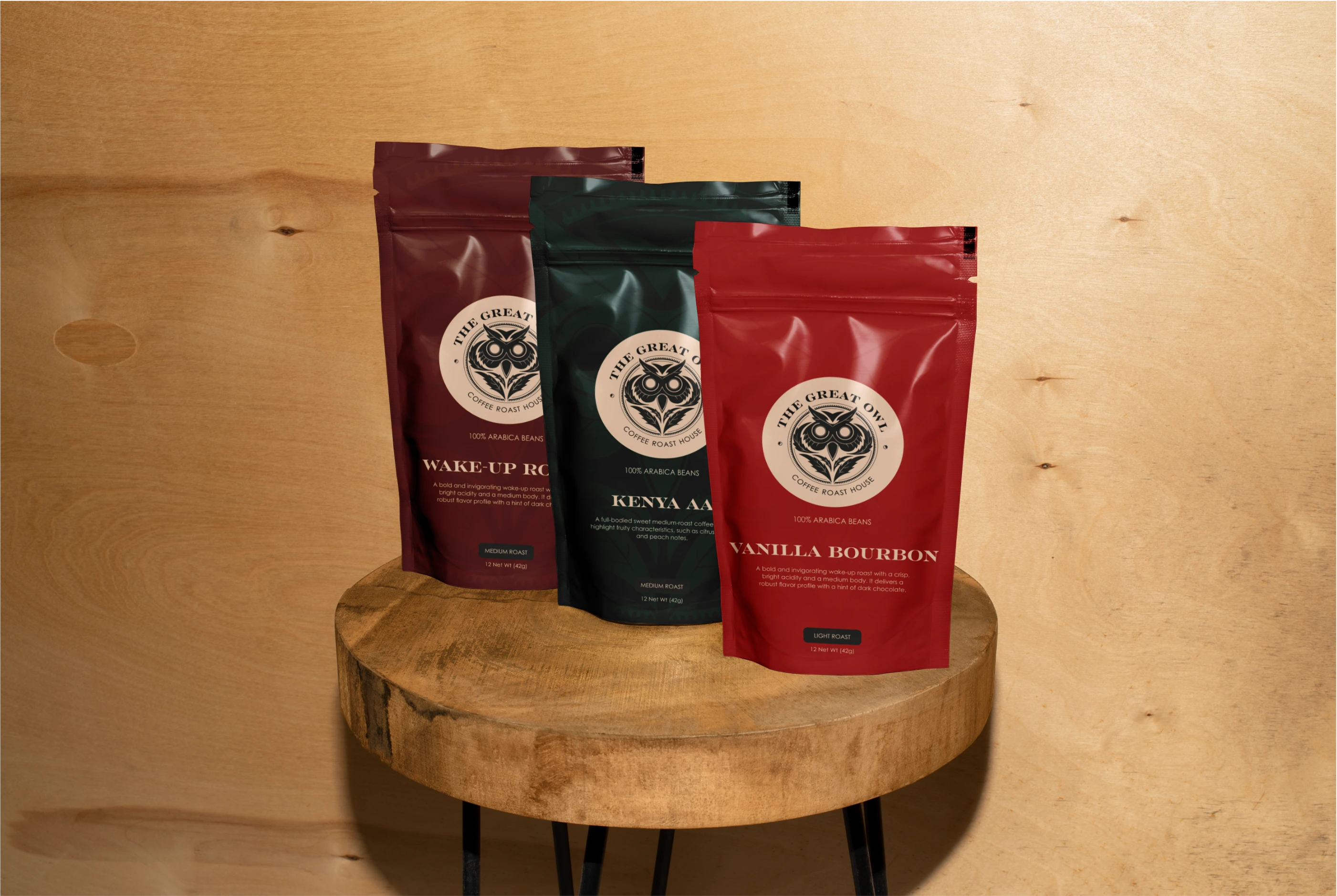 Coffee Ground Packaging