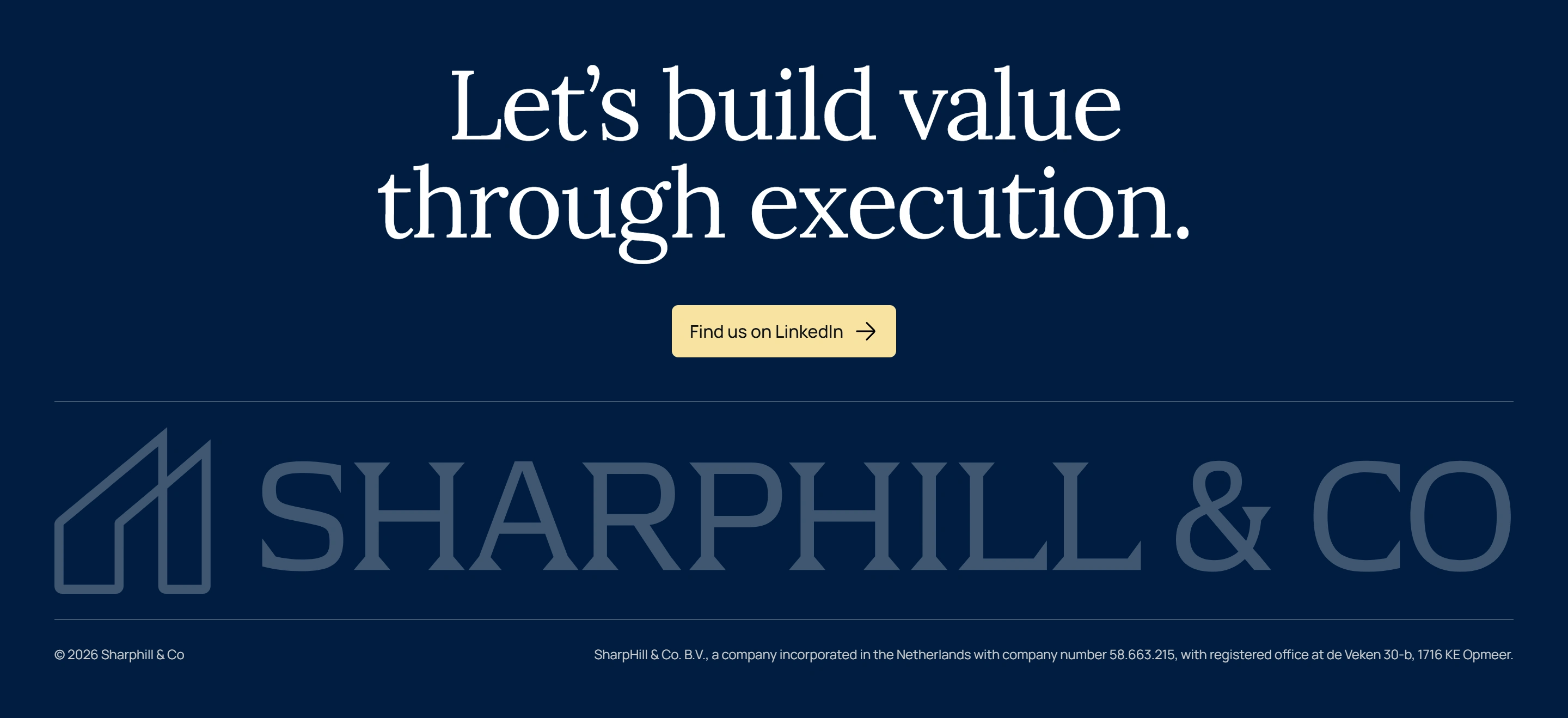 Sharphill & Co. Promise