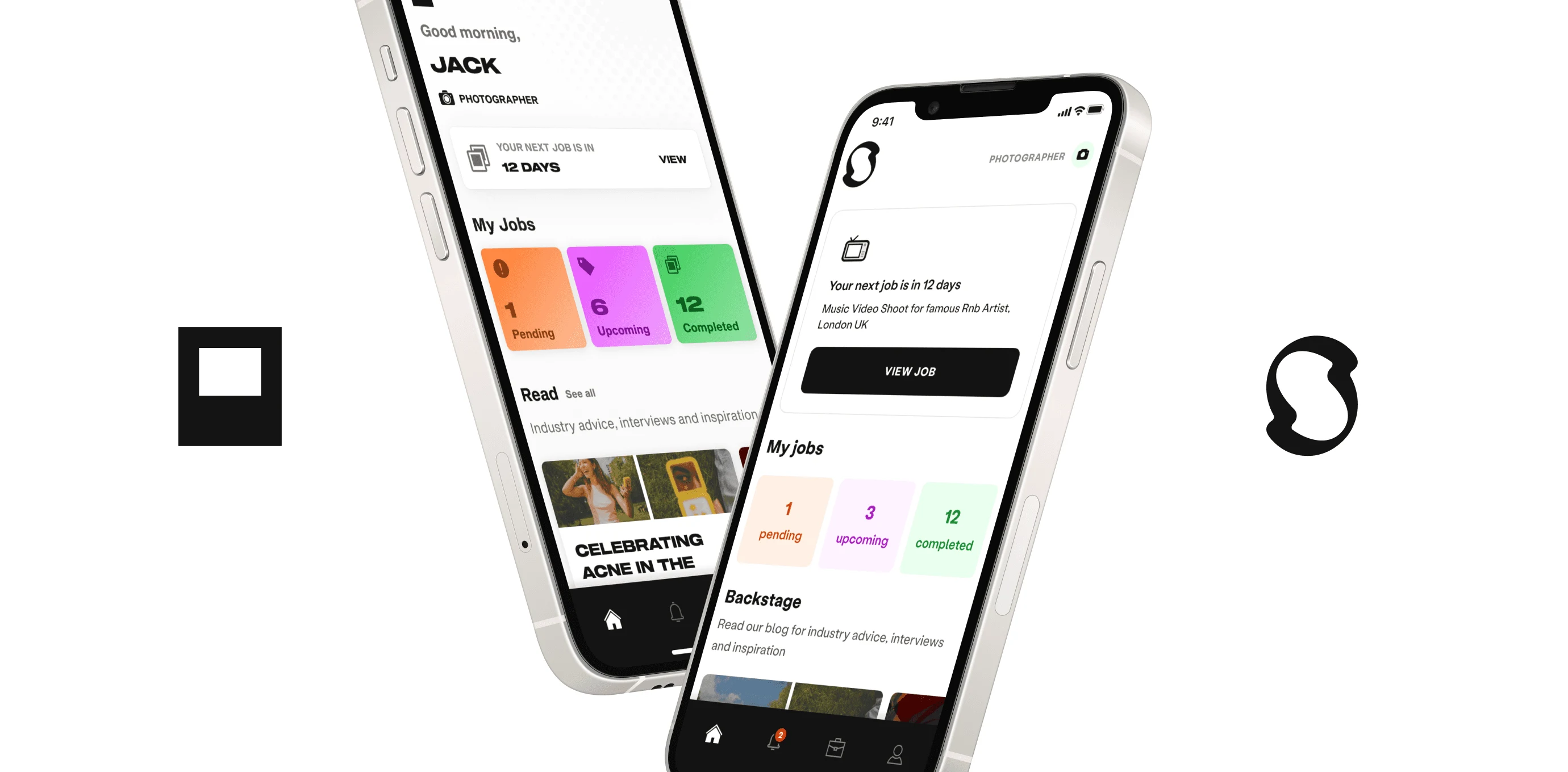 Before and after, iOS

