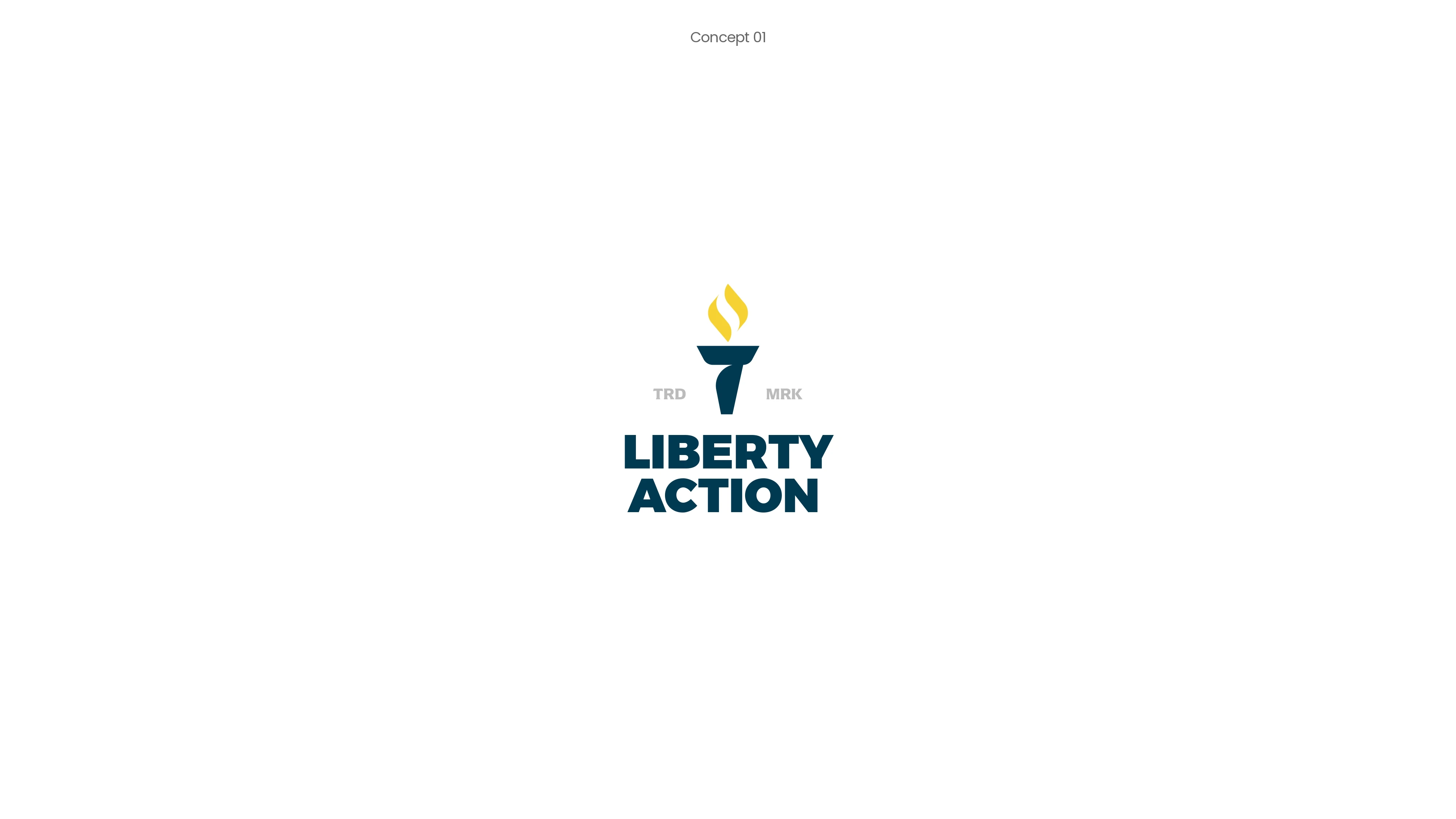 Liberty Action logo design page 2