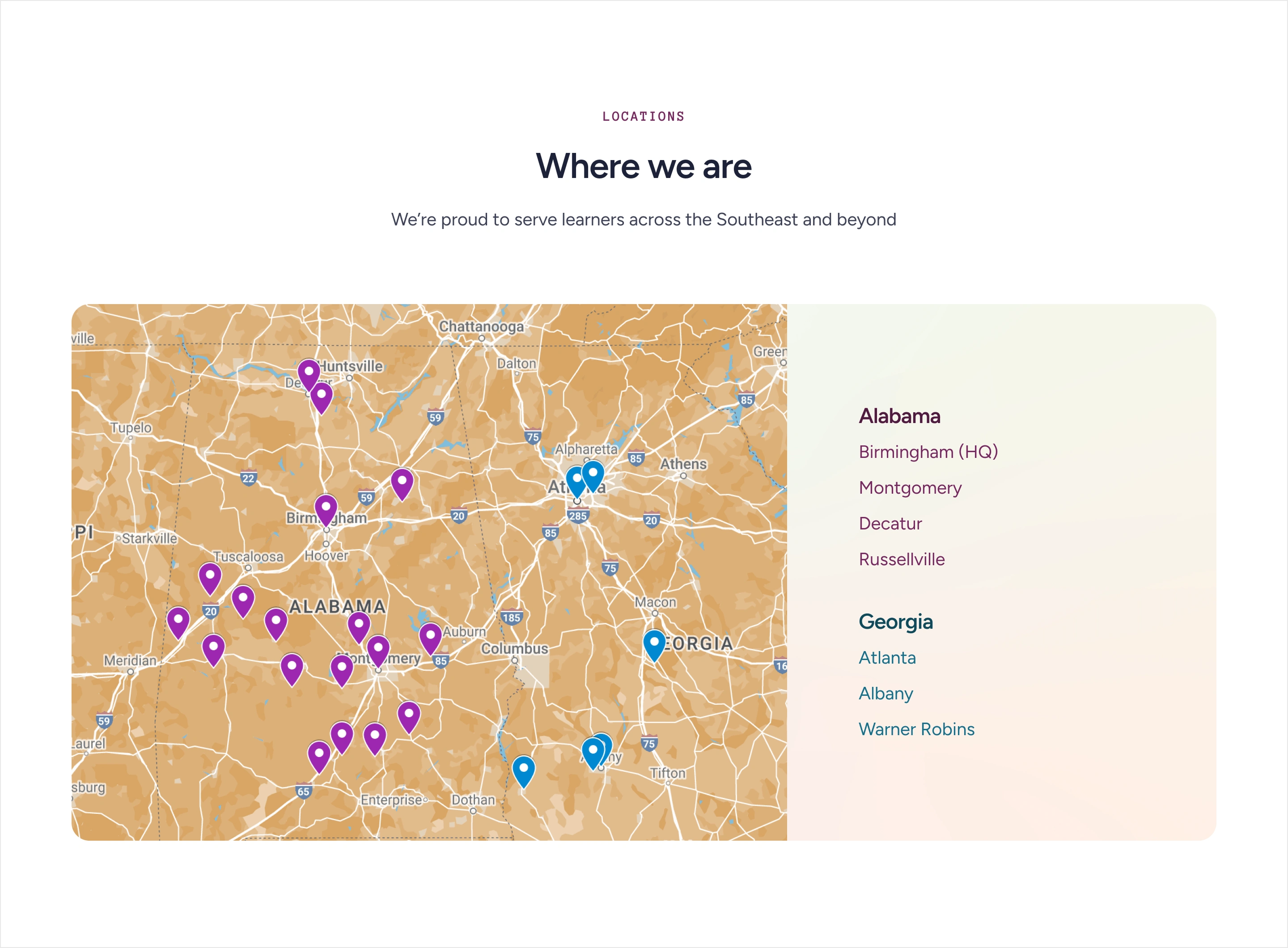 Making Ed Farm's growing community presence visible at a glance.