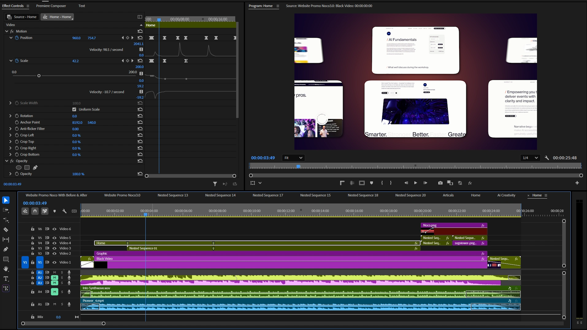 Premiere Pro Tilmeline