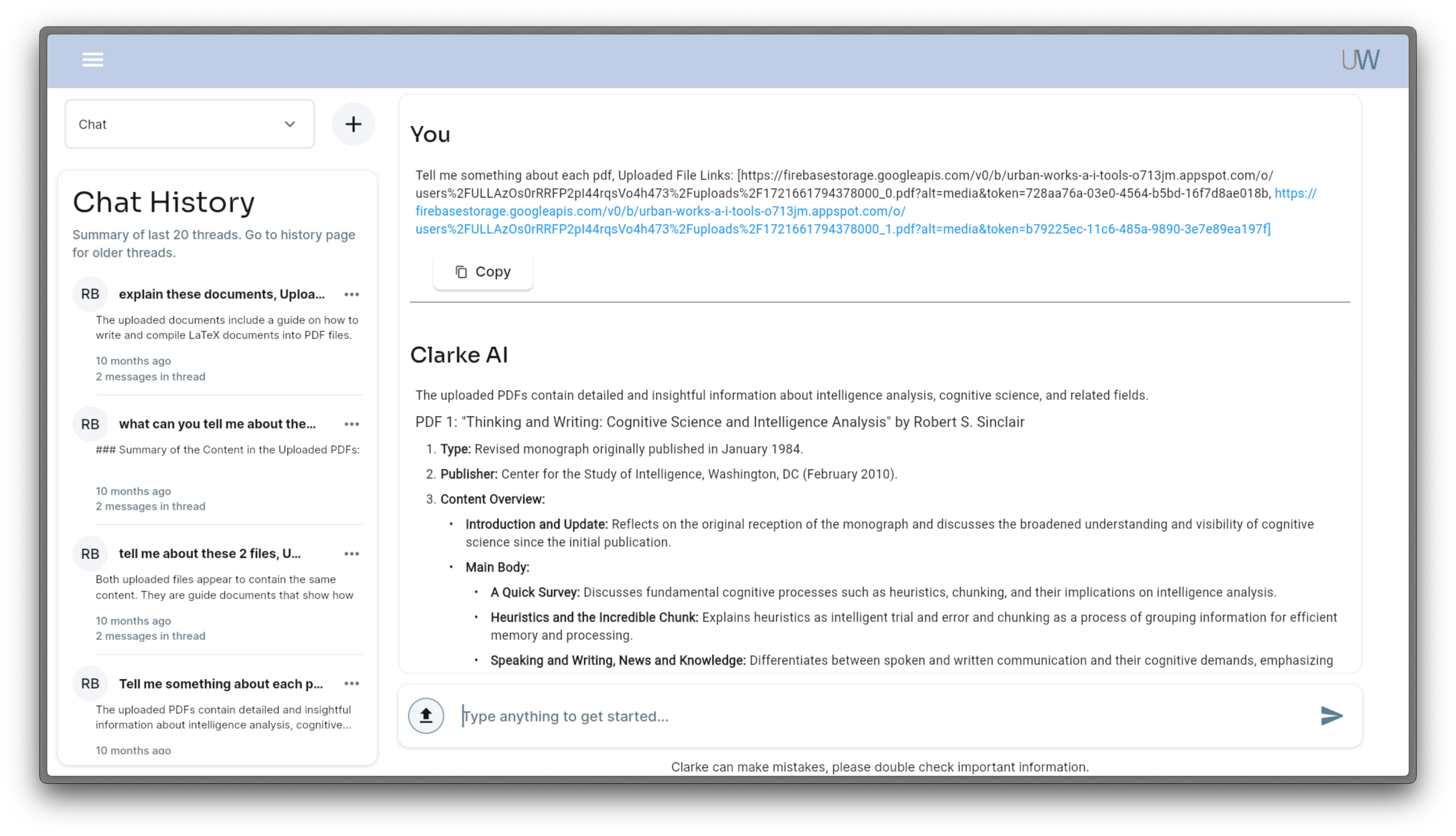 Chatbot to analyze files and for general brainstorming keeping your chats secure while allowing you to use the latest AI models securely.