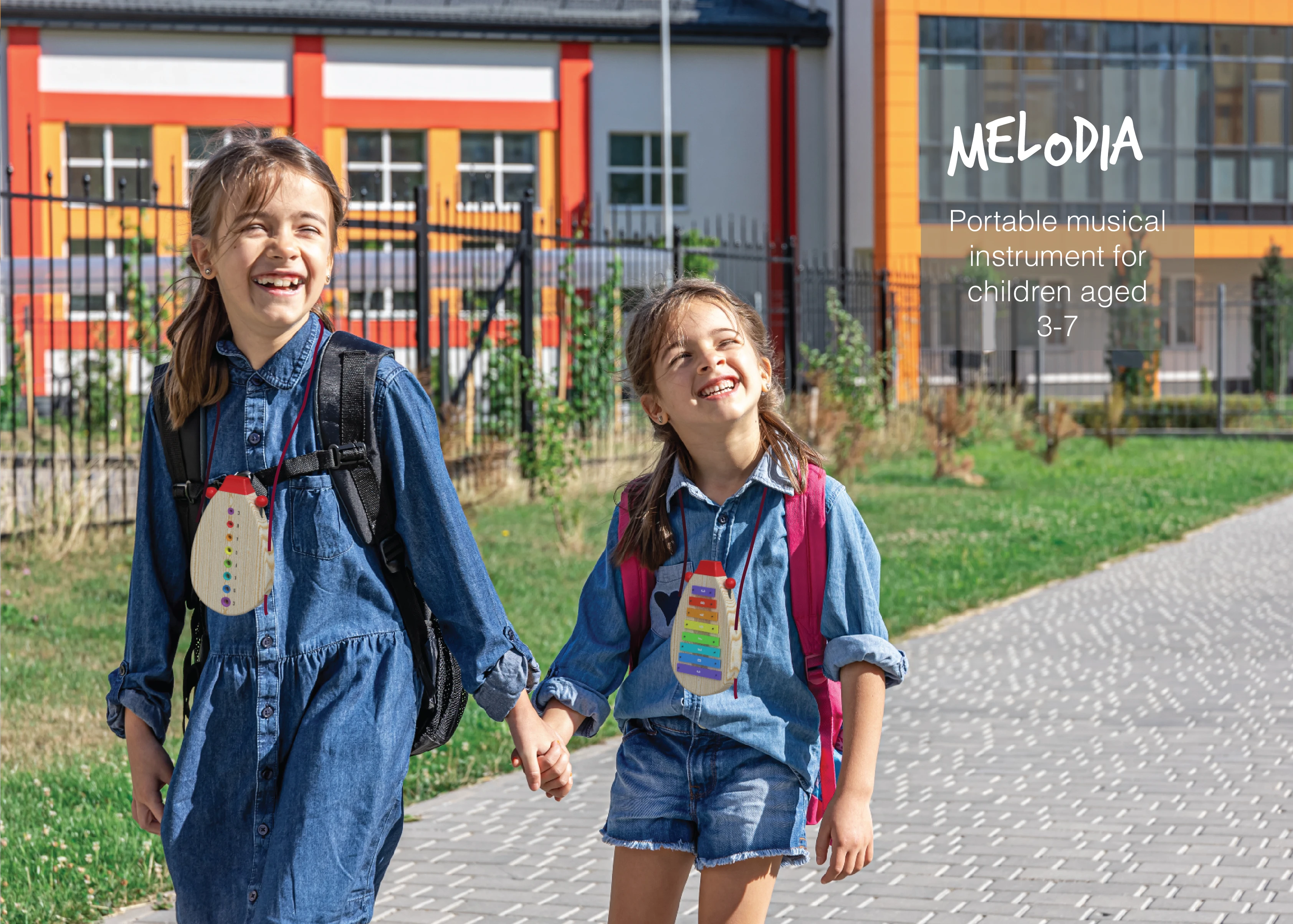 Melodia - Portable musical toy for children aged 3-7