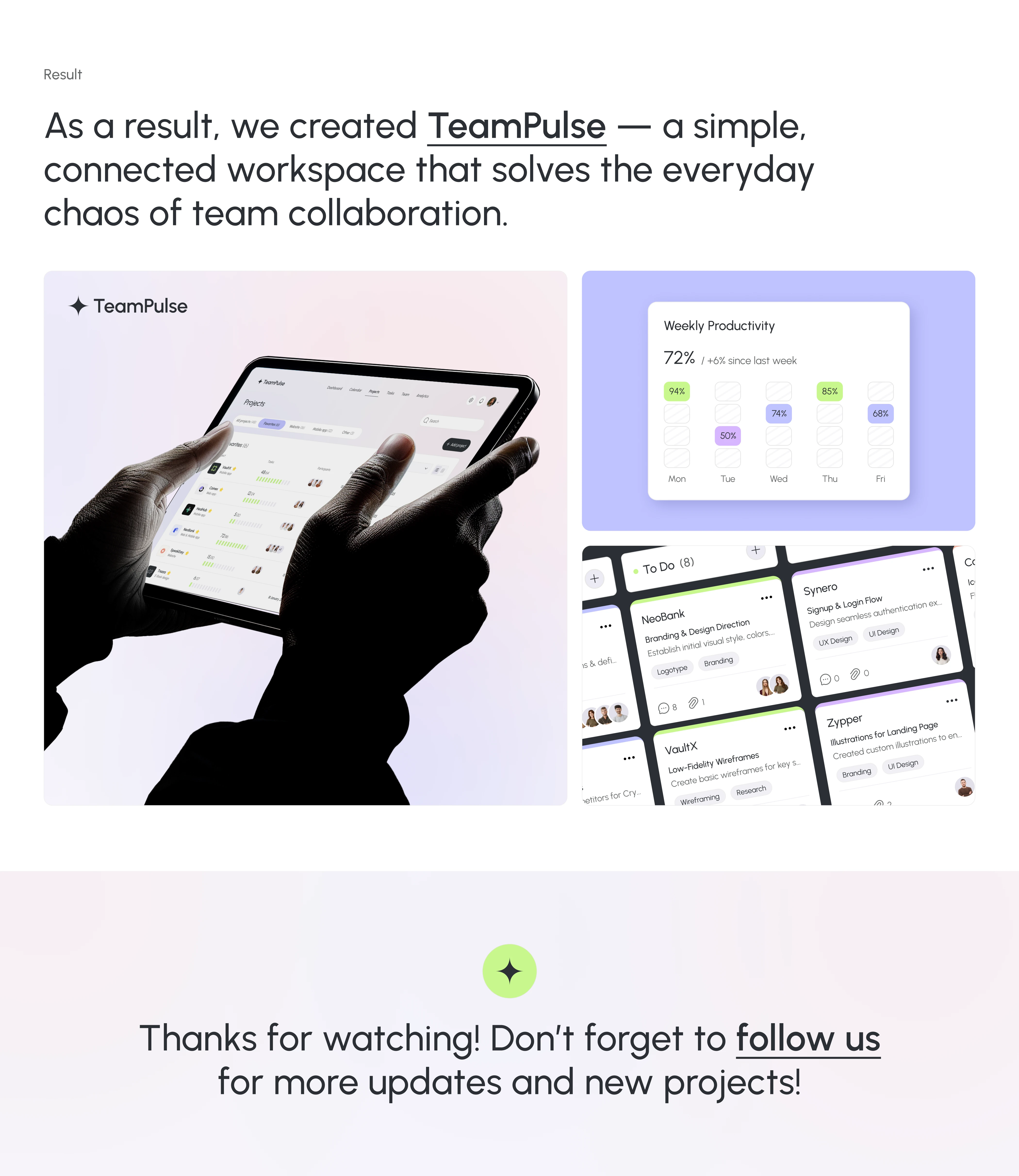 As a result, I created an app that allows users to track team performance, view detailed results, and make data-driven decisions to improve team productivity.
