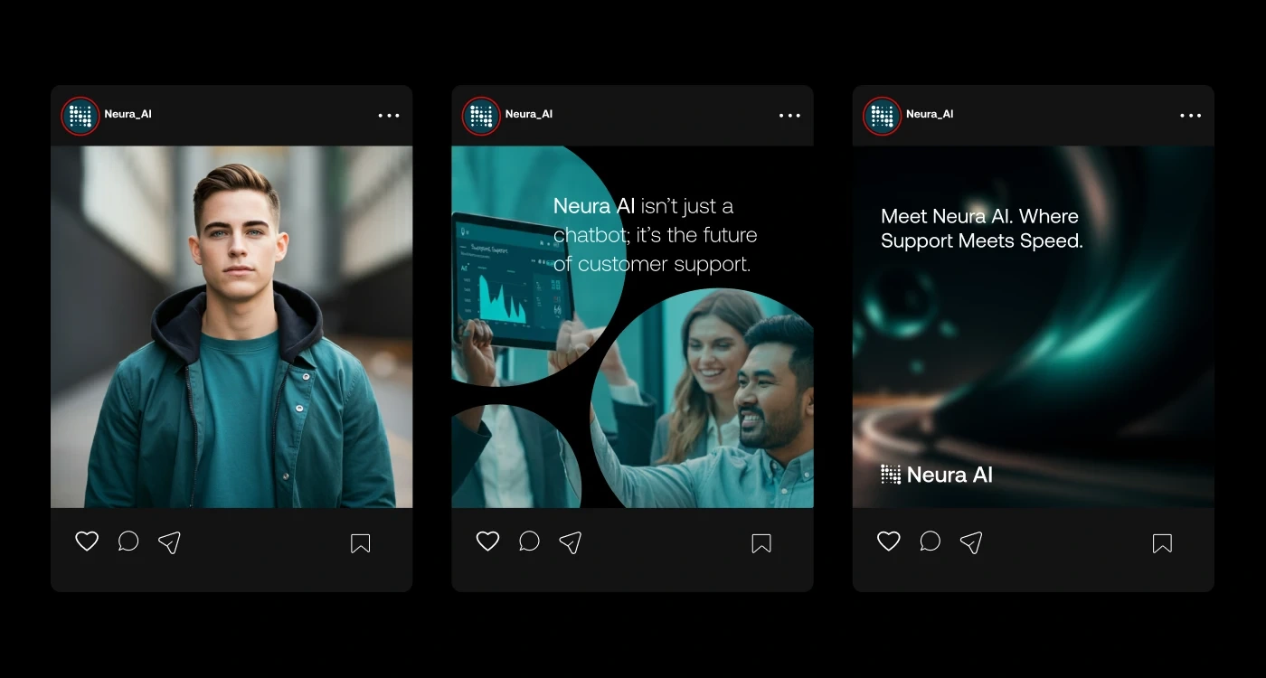 Social media template