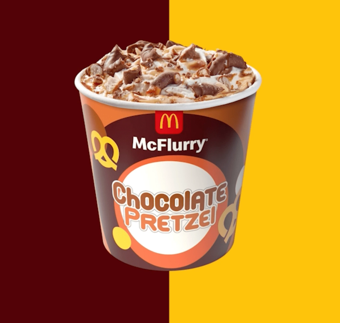 McDonald's Chocolate Pretzel McFlurry
