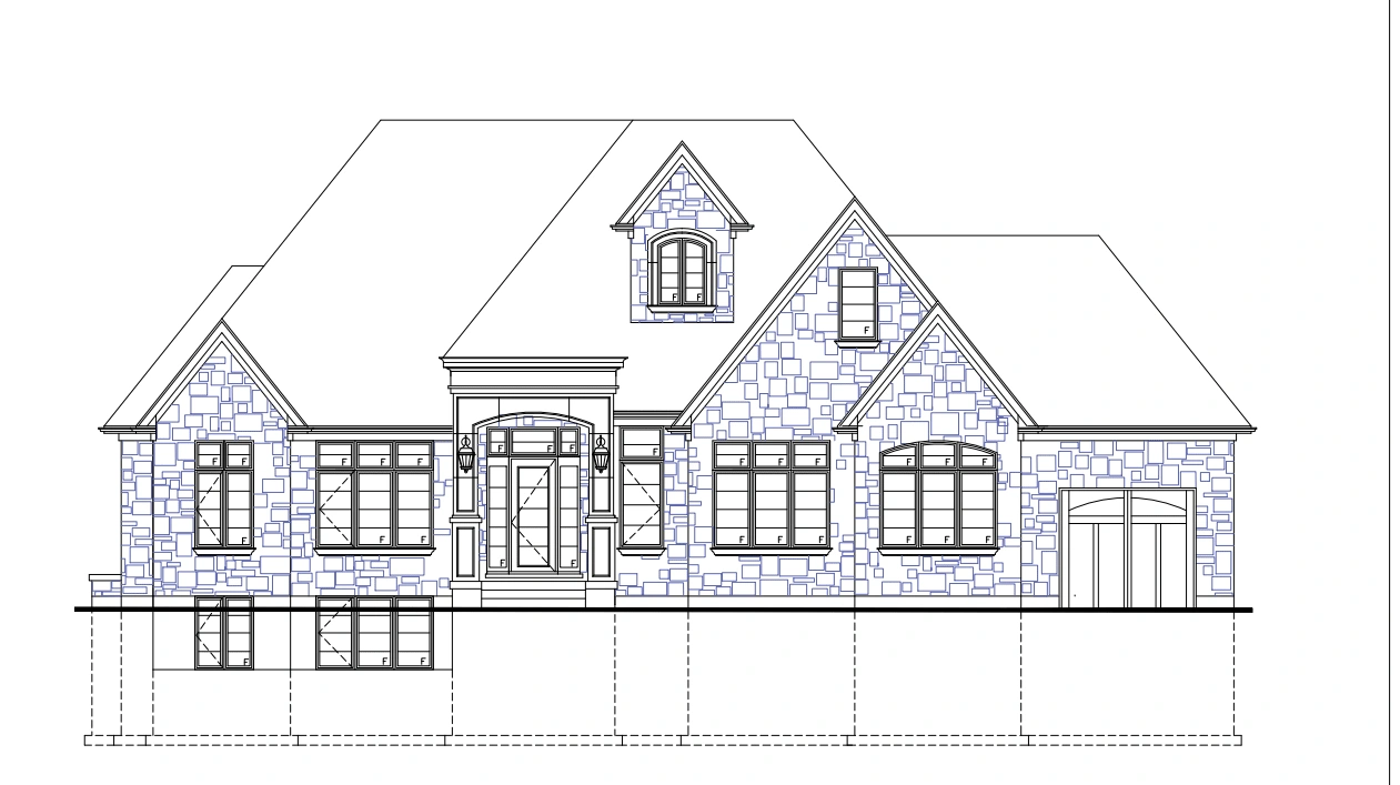 Residential |Elavation floor plan